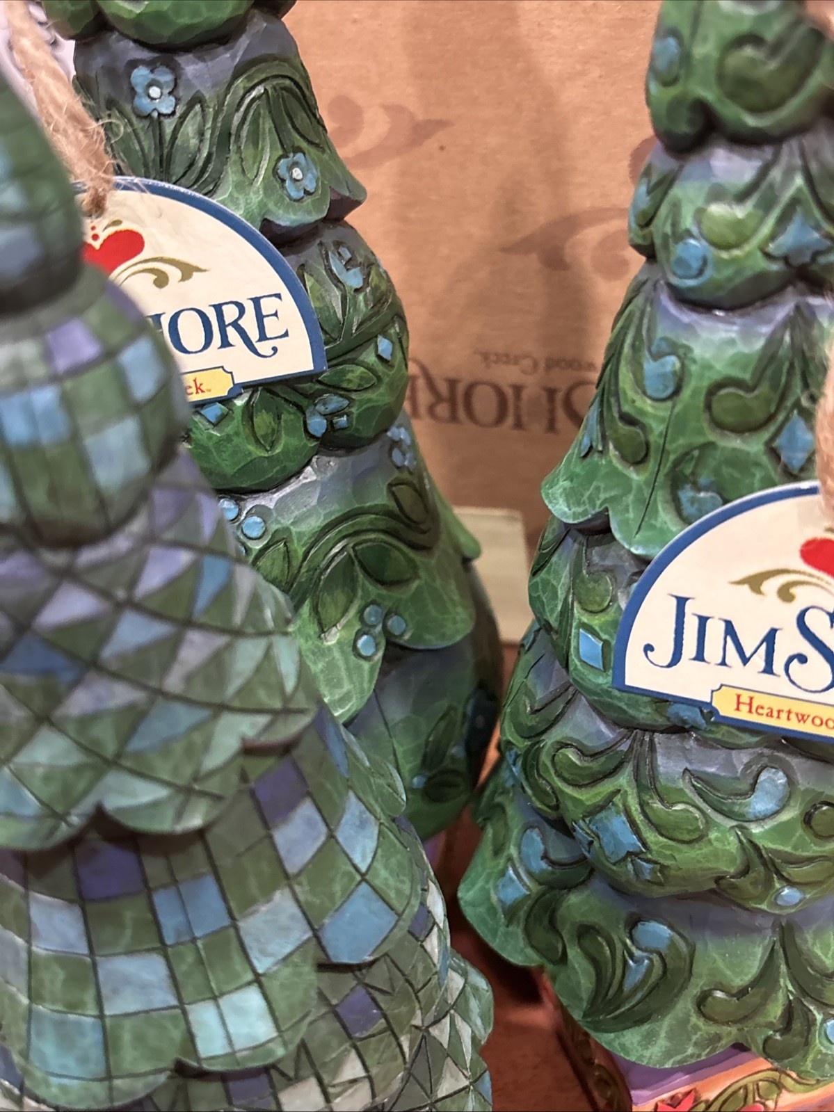 Jim Shore 4008112 O Tannenbaum Holiday Christmas Trees Set Of Three - w/ Tags!