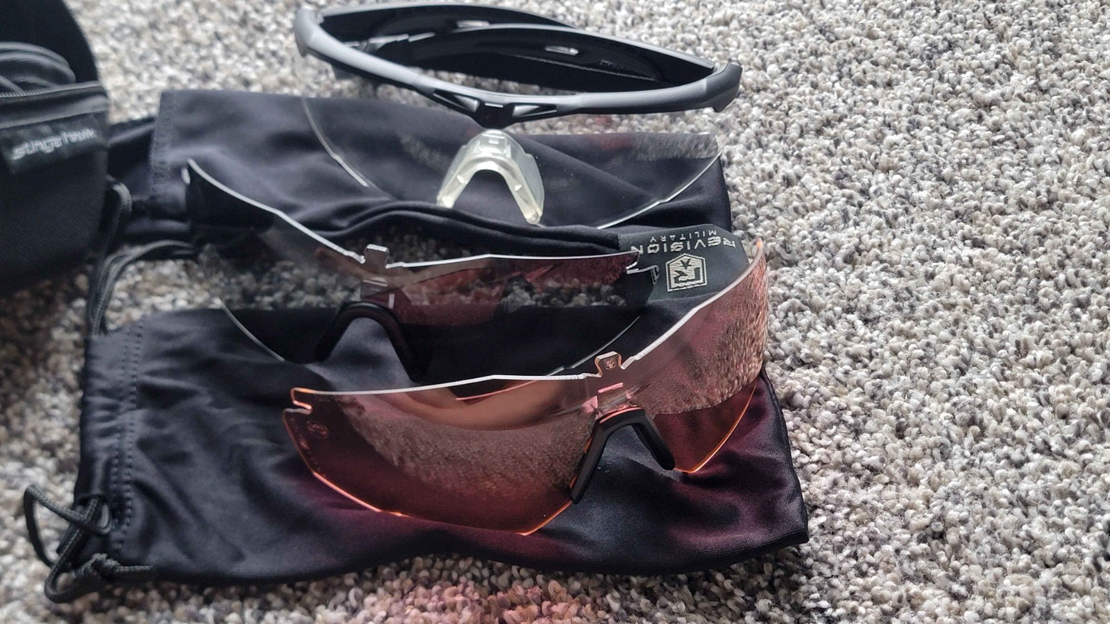 Revision Stingerhawk GREEN/IR Laser Protection Eyewear Glasses Z87 MIL Rated