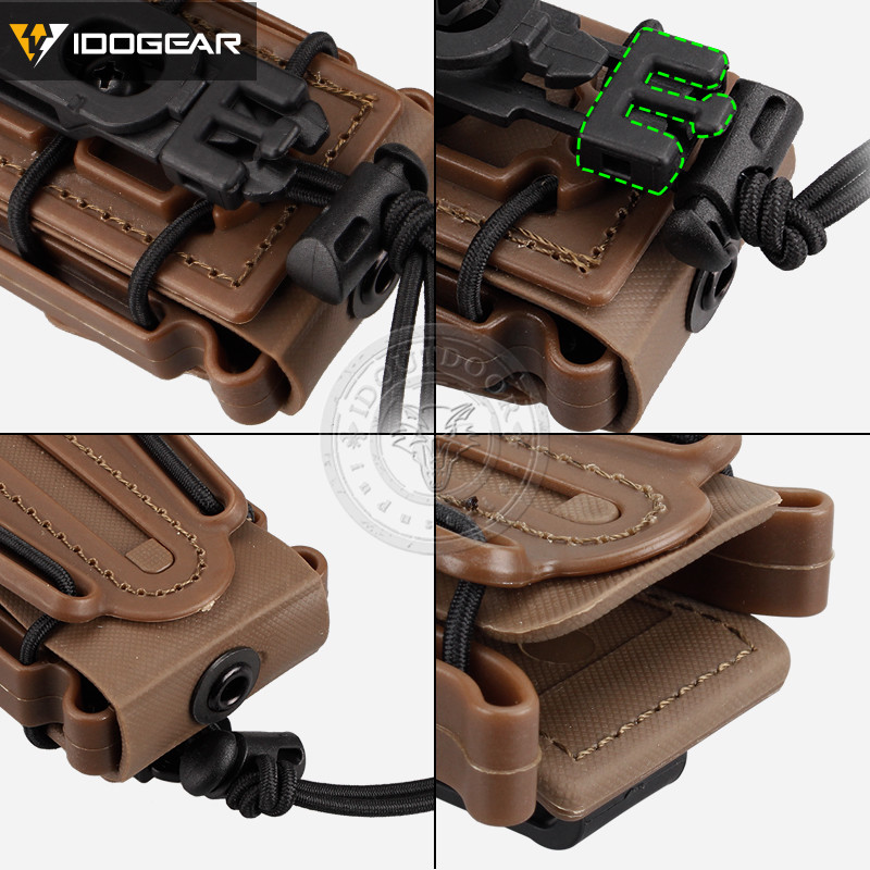 IDOGEAR Military 5.56 Magazine Pouch Mag Carrier Mag Pouch Holder MOLLE 9mm