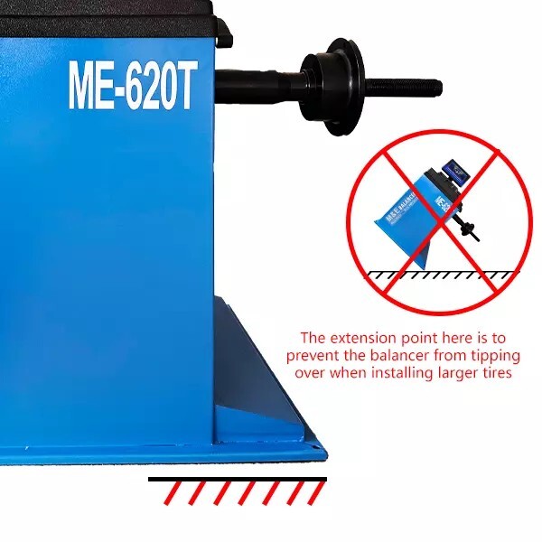 M&E Tire Changer Machine ME-T555 + Wheel Balancer ME-B620T Automotive Equipment