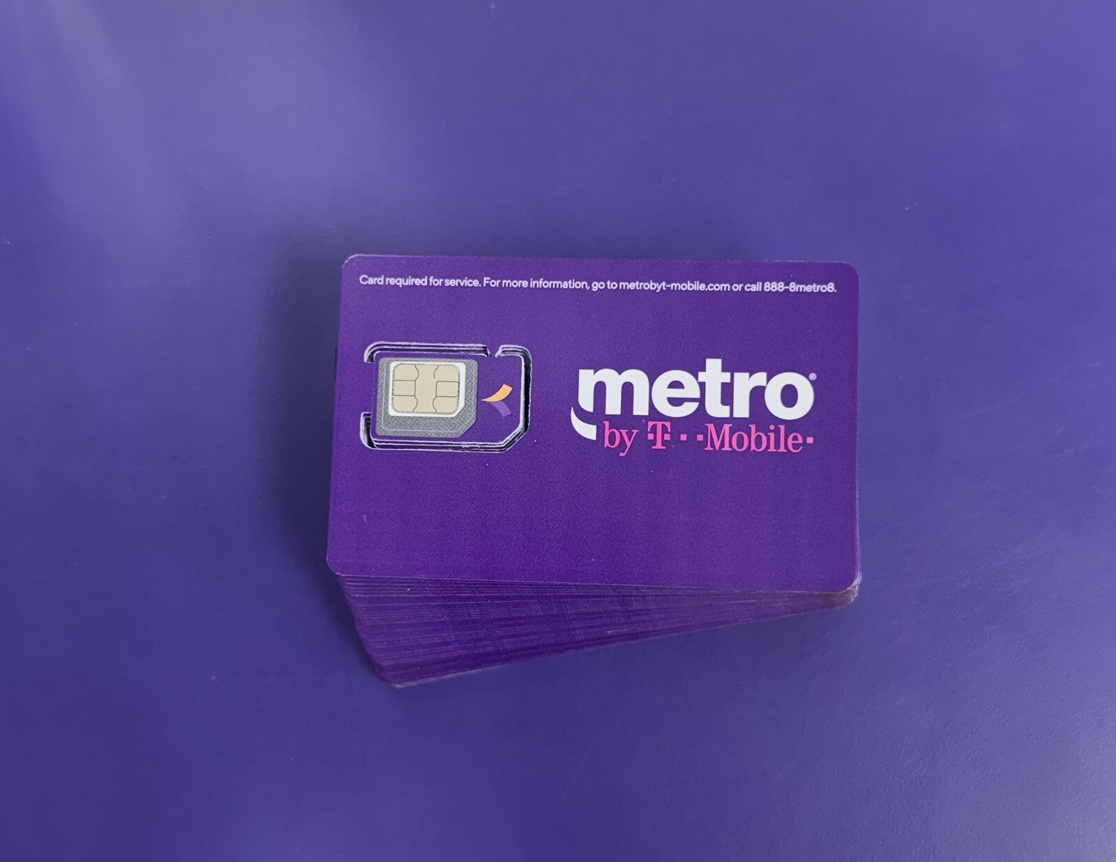 Metro By T-Mobile Triple Cut SIM Card (BRAND NEW) - Lot Of 50