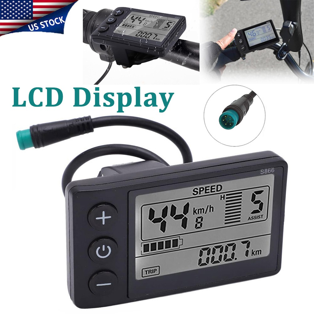 LCD Display For E-bike 5Pin 24V/36V/48V E-Bicycle MTB Part Electric Bike Scooter