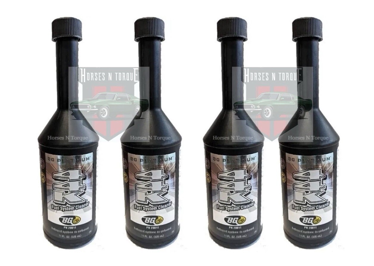 BG 44K PLATINUM Fuel System Cleaner Additive 11oz. bottle 20811 - 4 Pack