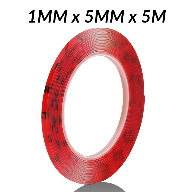 Nano Tape 5M/8M Clear Double Sided Tape Self Adhesive Strong 1mm/2mm Thick