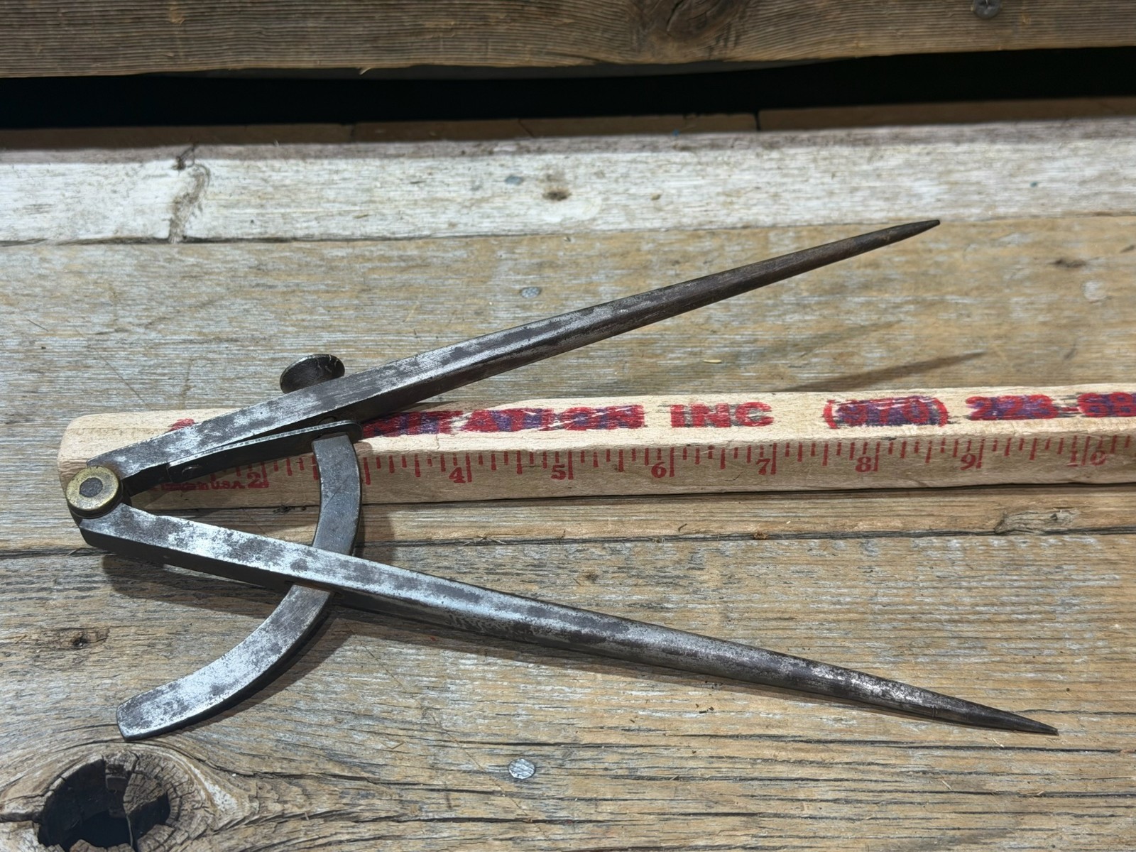 Early 1900s Peck, Stow & Wilcox Co., No. 10 Wing Divider/Caliper