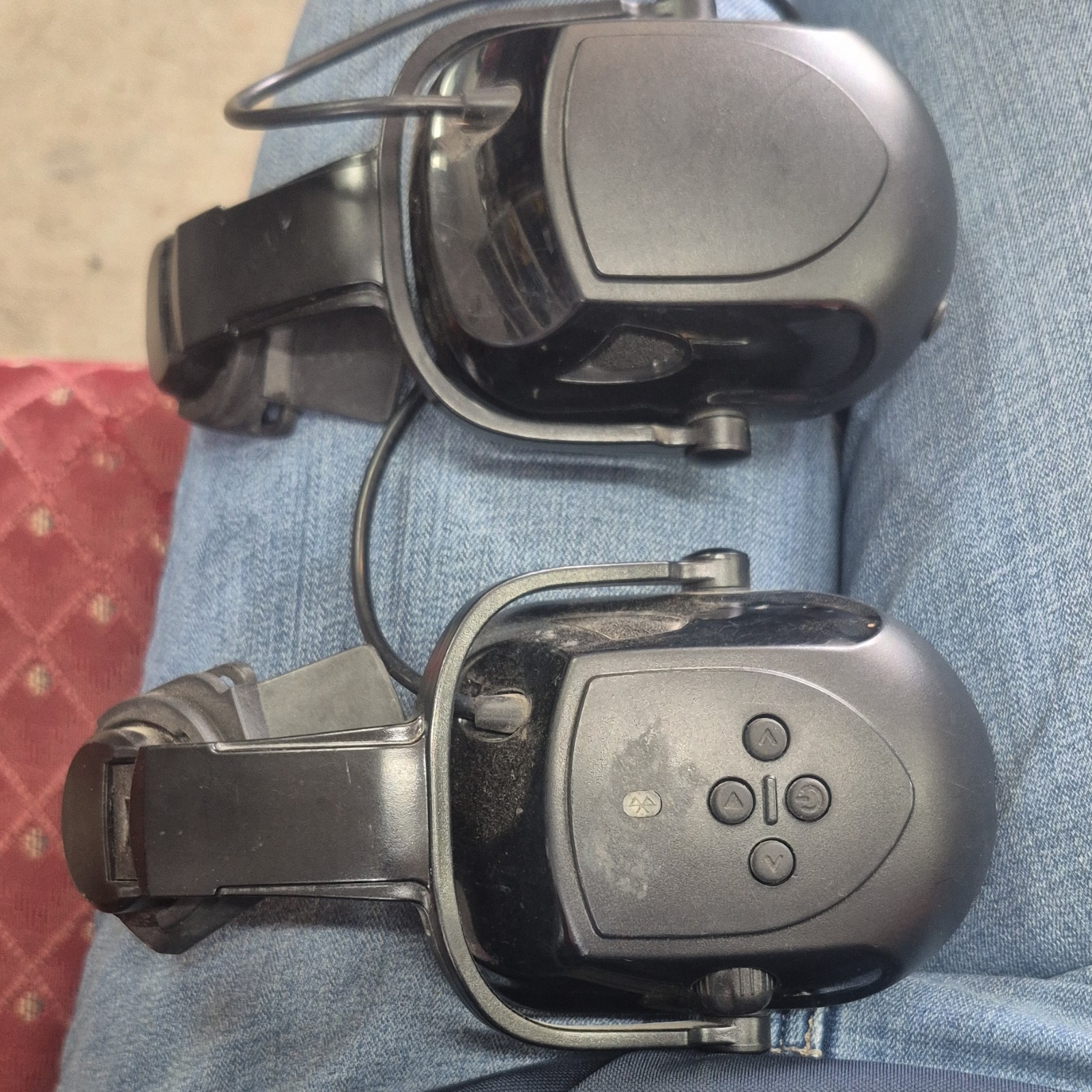 Bluetooth Black Electronic Hearing Protection Ear Muffs for hard hat