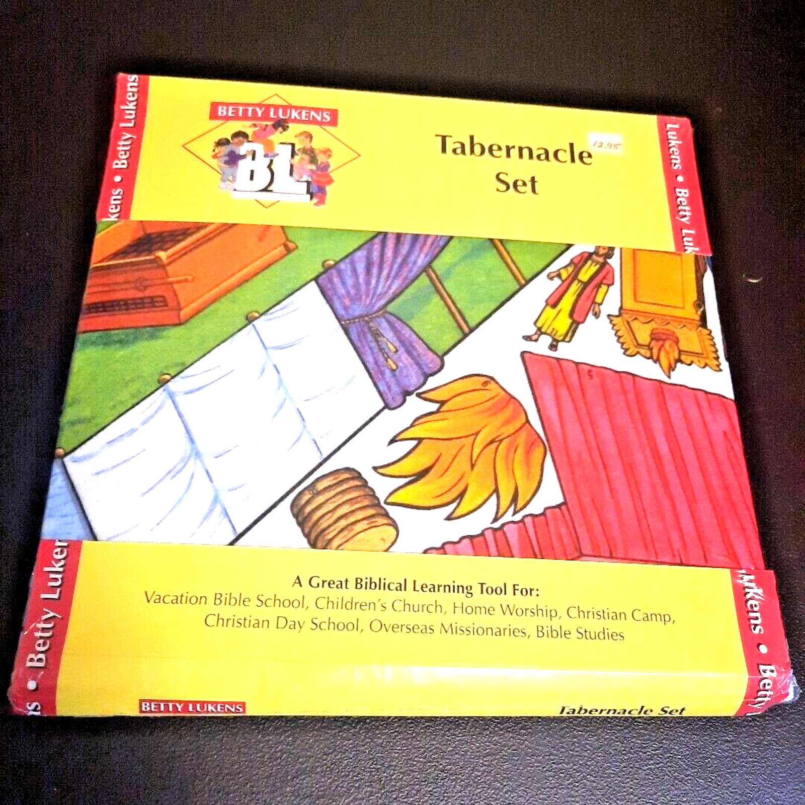 Vintage Betty Lukens Felt Bible Activity Learning Tabernacle Kit Uncut Rare New