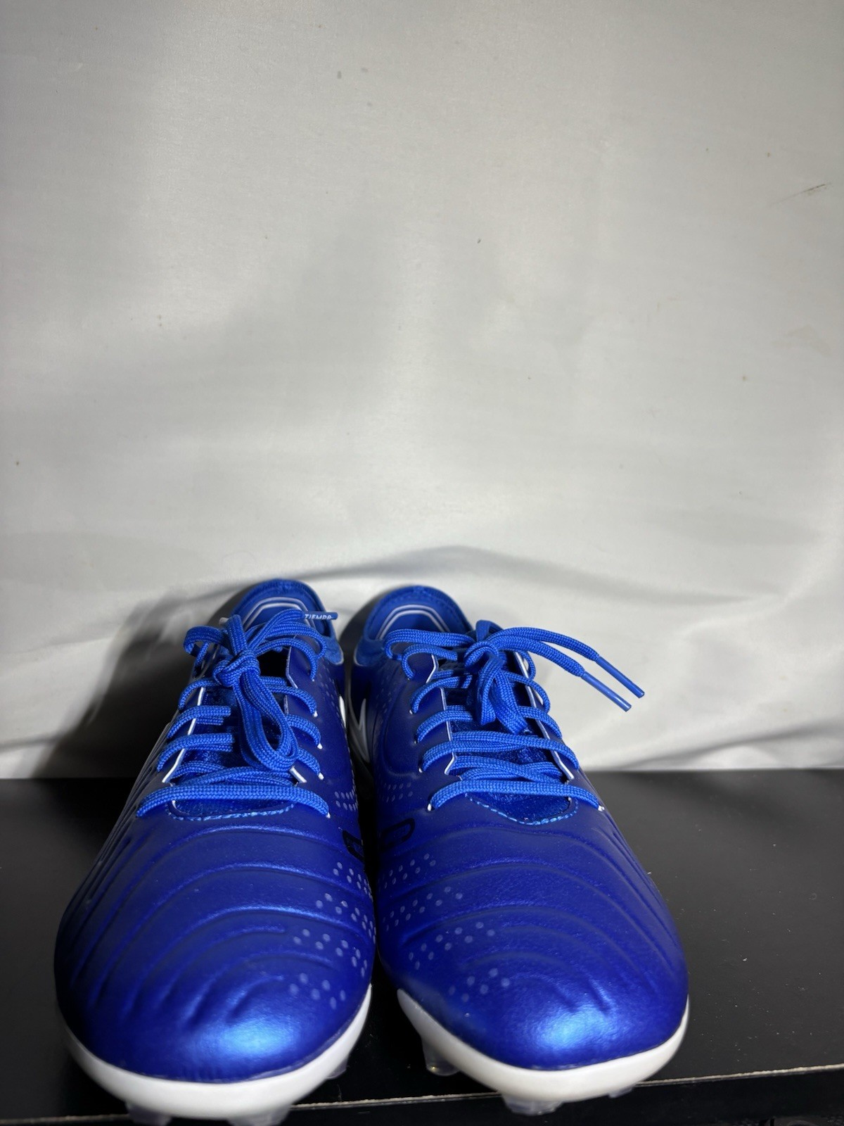 Nike Legend 10 Elite FG Soccer Cleats Blue White DV4328-400 Men's Size 8.5 New
