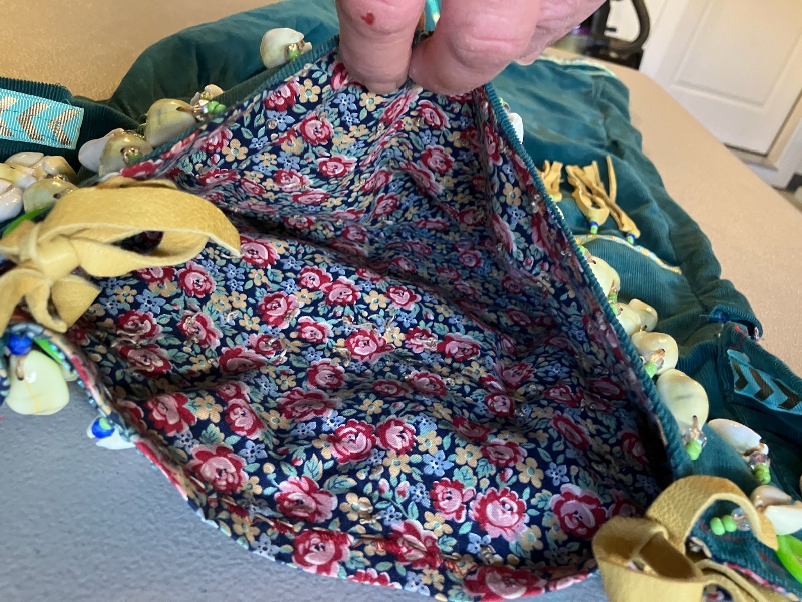 Vintage Native American Indian Plateau Girl Woman Fringe Shell Adornment Dress