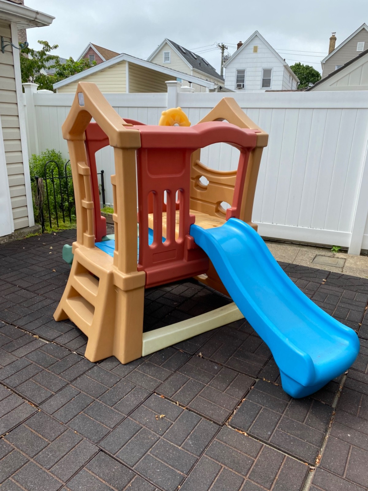 Vintage Step 2 Play Up Double Slide Playhouse Toddlers Inc Allen/Hex Head Wrench