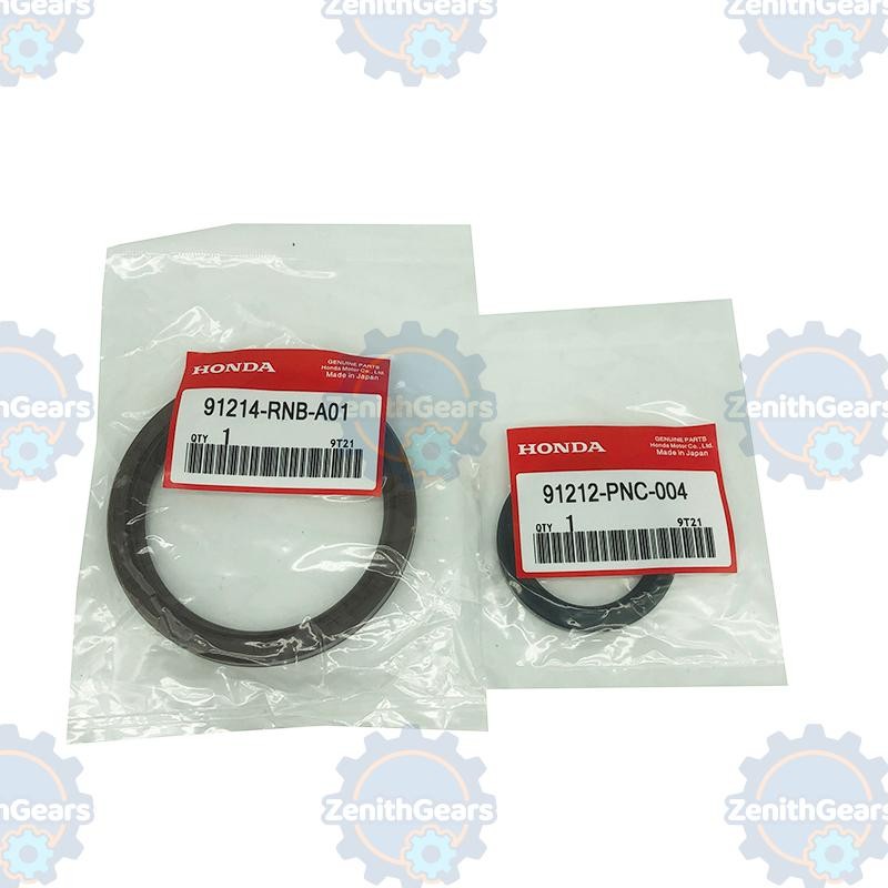 FRONT AND REAR MAIN CRANKSHAFT SEAL FOR HONDA CIVIC ACURA RSX TSX free transit