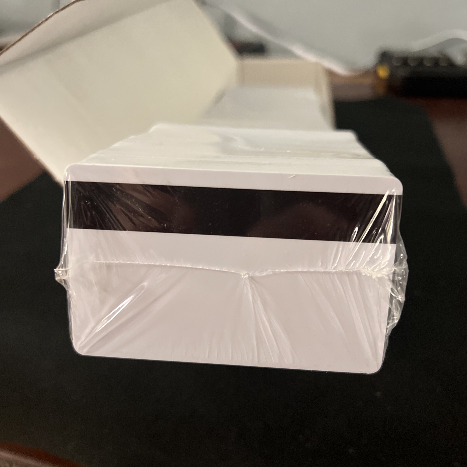 500 pack Blank White PVC Cards, CR80, 30 mil 3 Track HiCo Magnetic Stripe