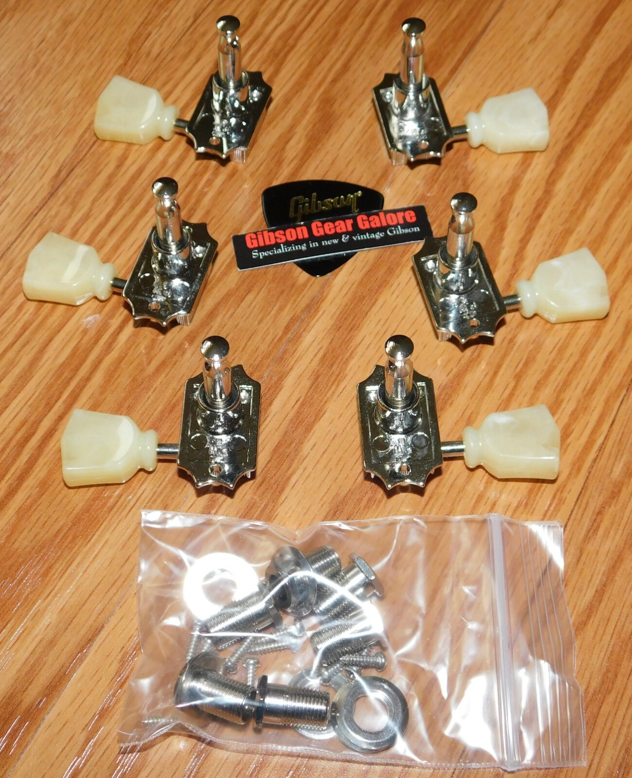 Gibson Slash Les Paul Tuners Set Kluson Deluxe Nickel Yellow SG Guitar Parts ES
