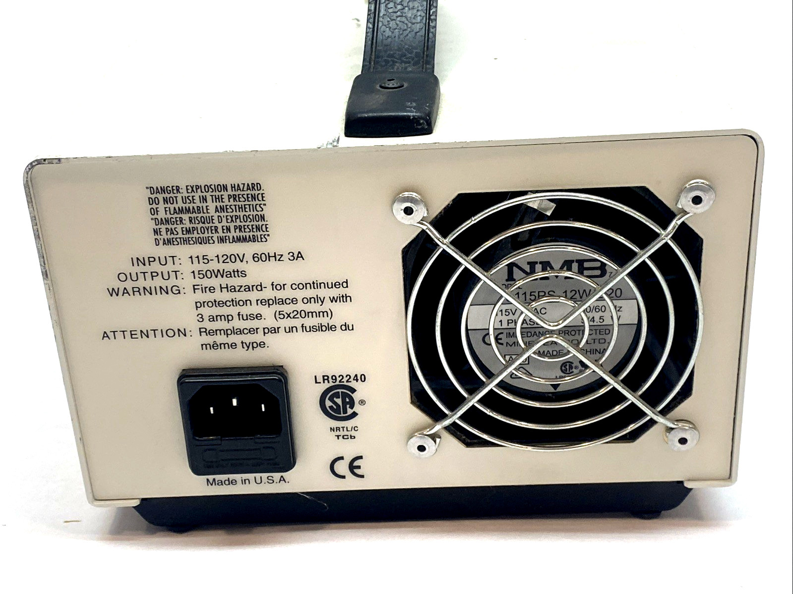 Fostec ACE 20500 Fiber Optic Light Source 150W Halogen Illuminator