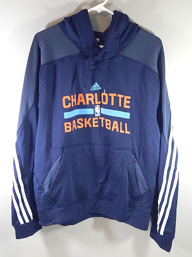 Lot of (10) Charlotte Bobcats Hoodies Warm Up Pants Shirts Jordan Adidas S-4XL