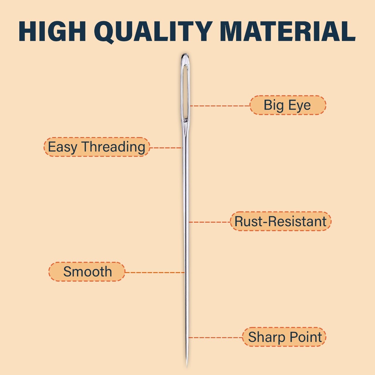 large eye sewing needles