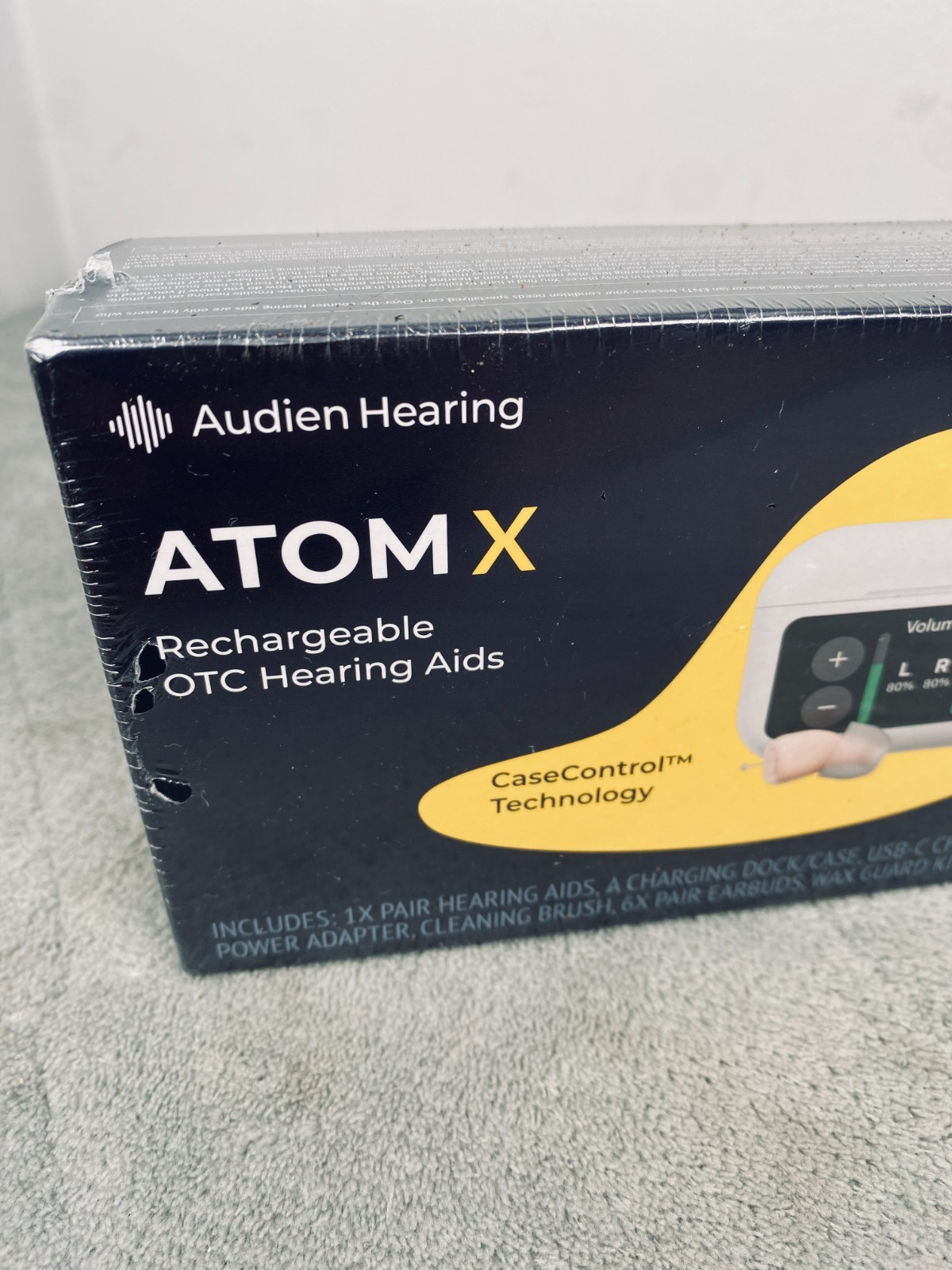 Audien Hearing Audien Atom X Rechargeable OTC Hearing Aids