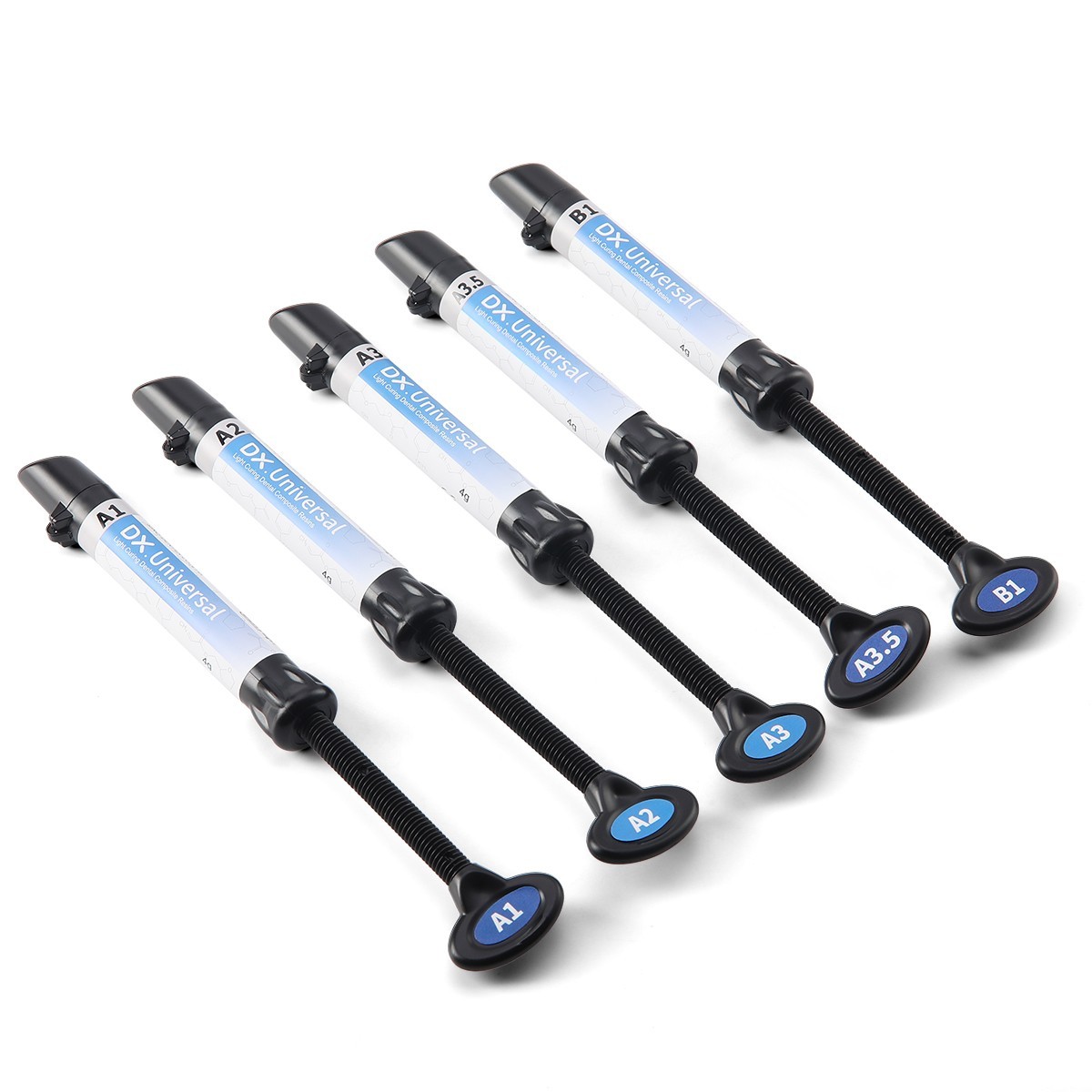 Lot Dental Universal Light Cure Composite Resin A1-B1 Etching Gel Adhesive Kit