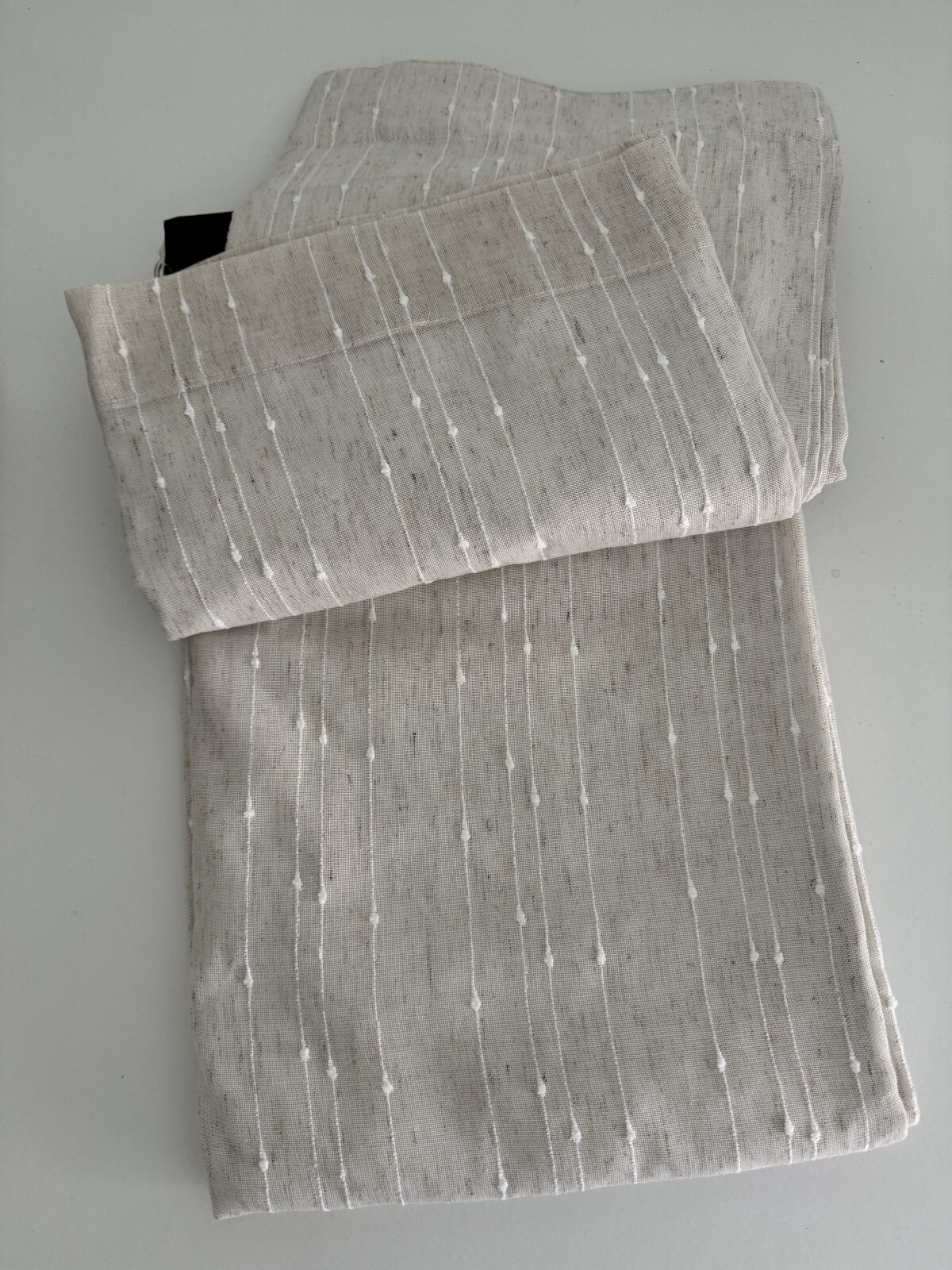 Ralph Lauren Window Curtains 2 Panels Blackout 54 x 96 Linen Blend Fully Lined