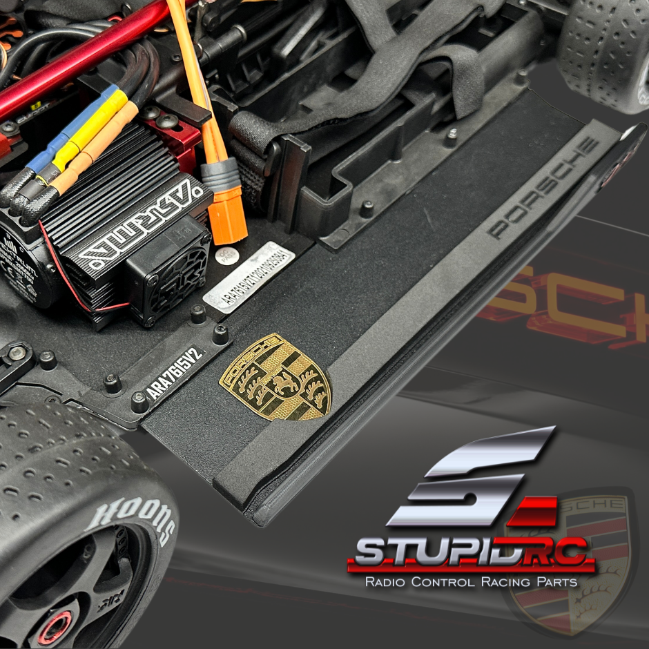 Bittydesign P-GT3R Porsche compatible Body Kit Black StupidRC