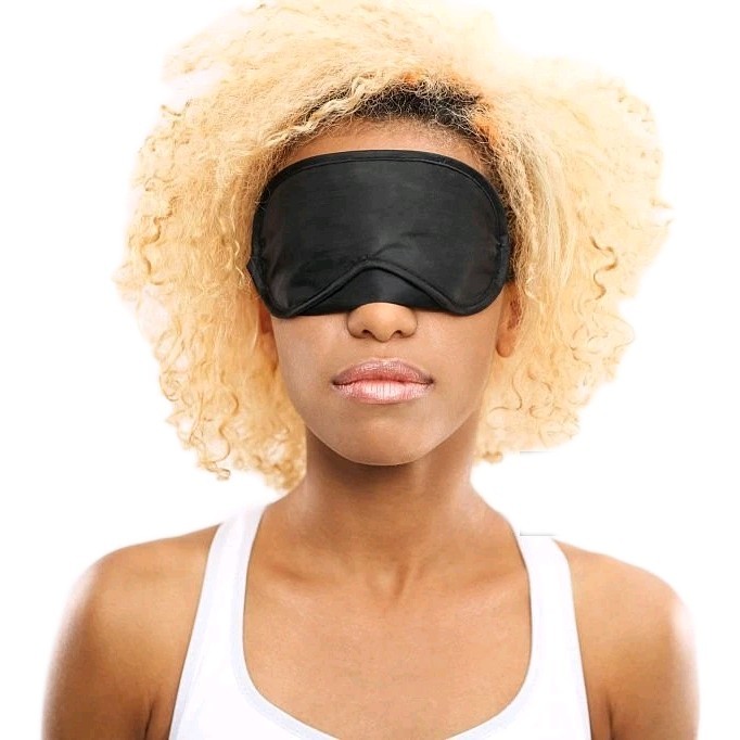 Eye Mask Beauty Sleep Satin Light Blocker Sensual Blindfold Day Night Relaxing