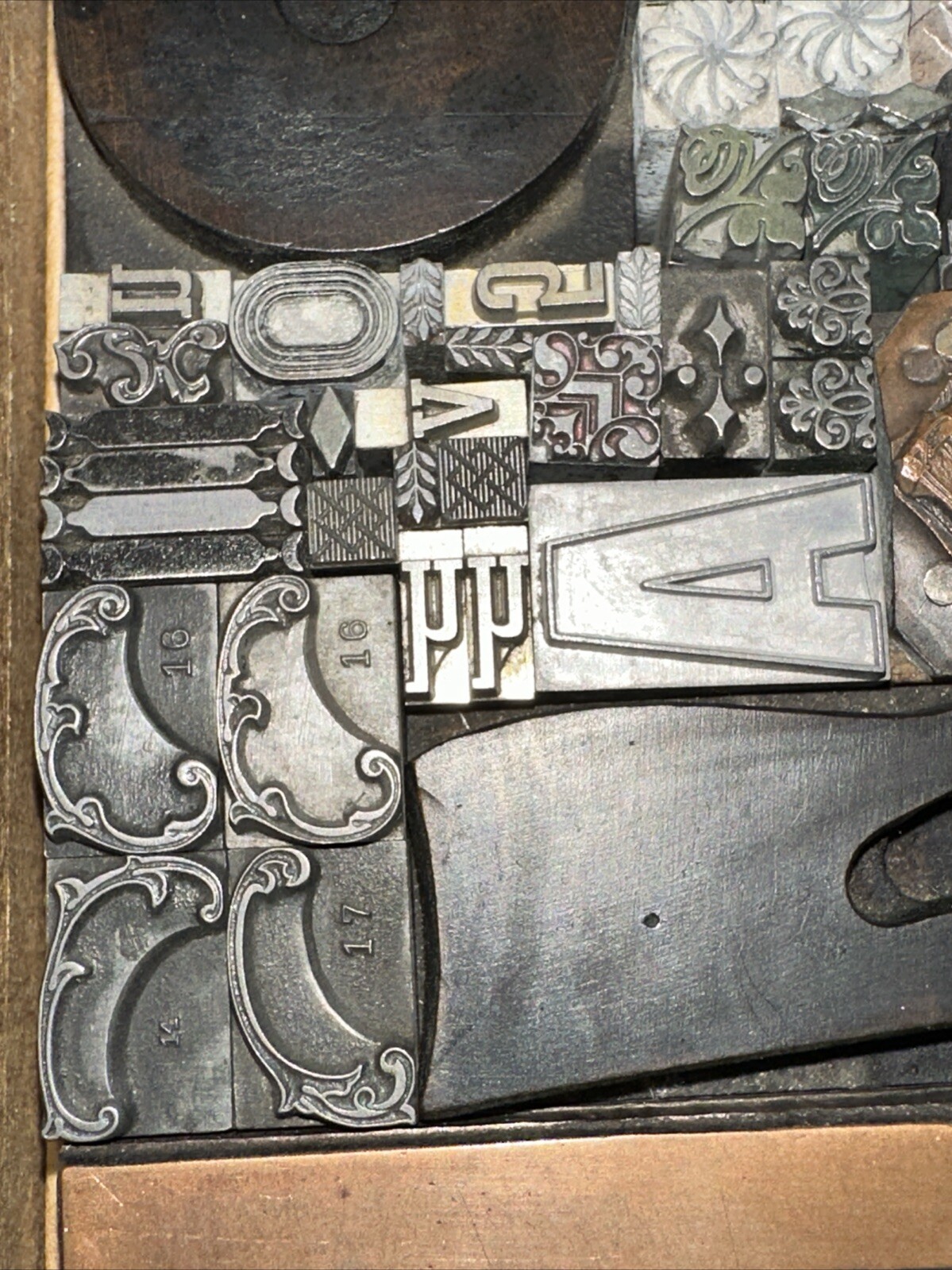 Printing Blocks Ornamentals Borders Dingbats. Wonderful Variety!! #58 Beautiful!