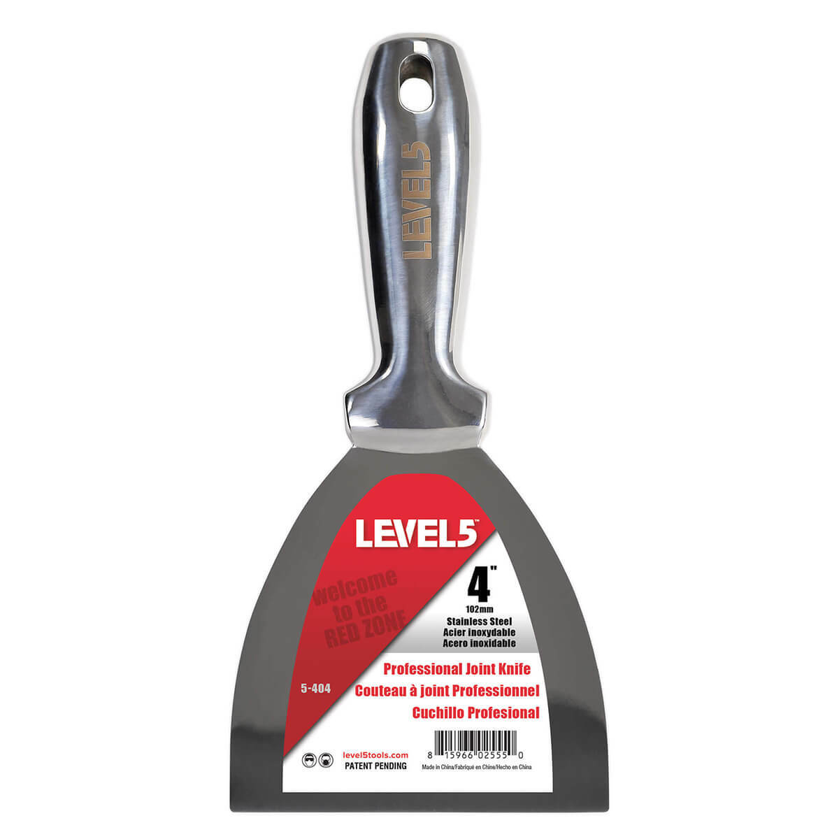 Putty Knife Set 4" 5" 6" Stainless Steel Joint Knives | LEVEL5 | 5-450