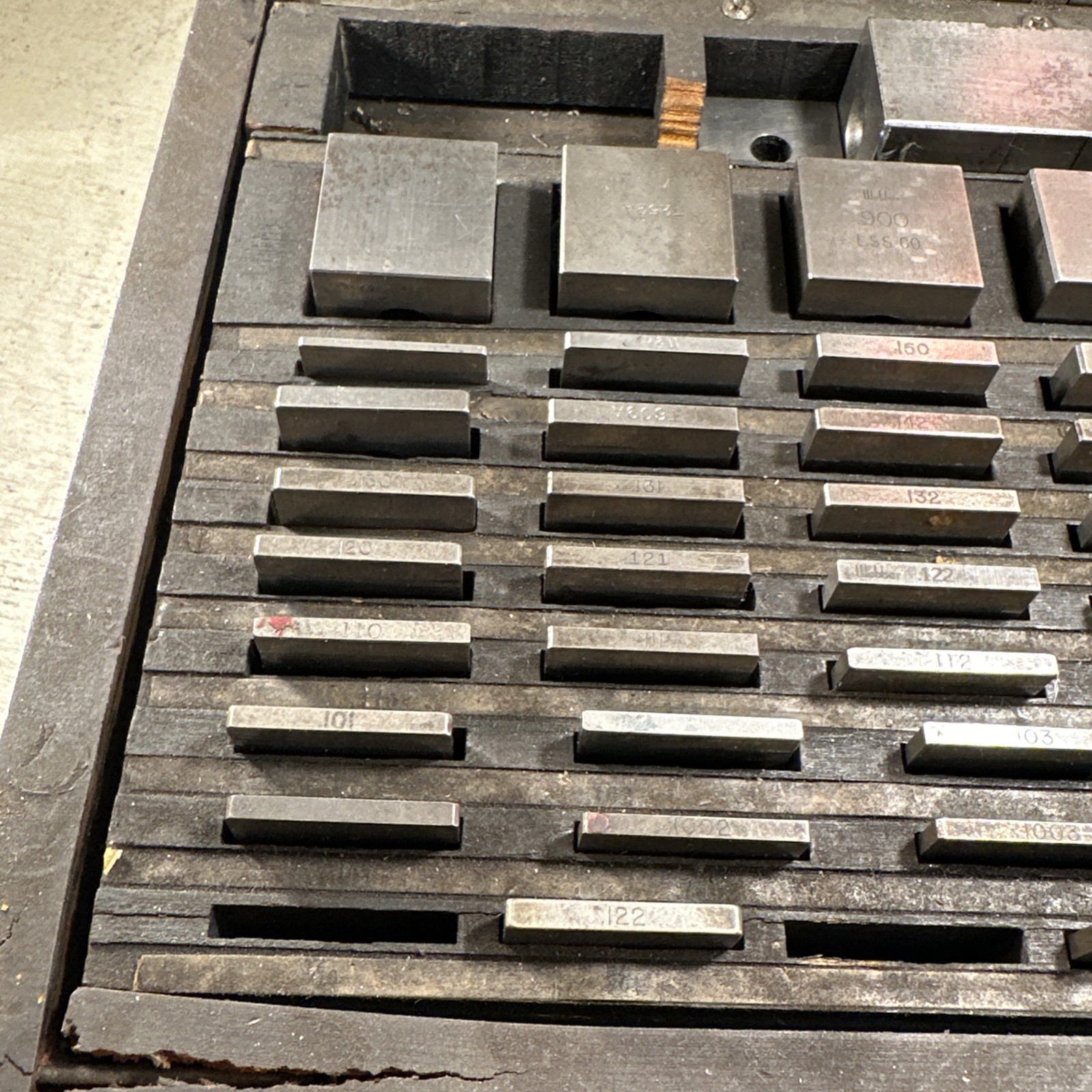 Vintage Starrett Webber 613A Model SS81A1X GR 3 Gage Block Set 95 Plus Pieces