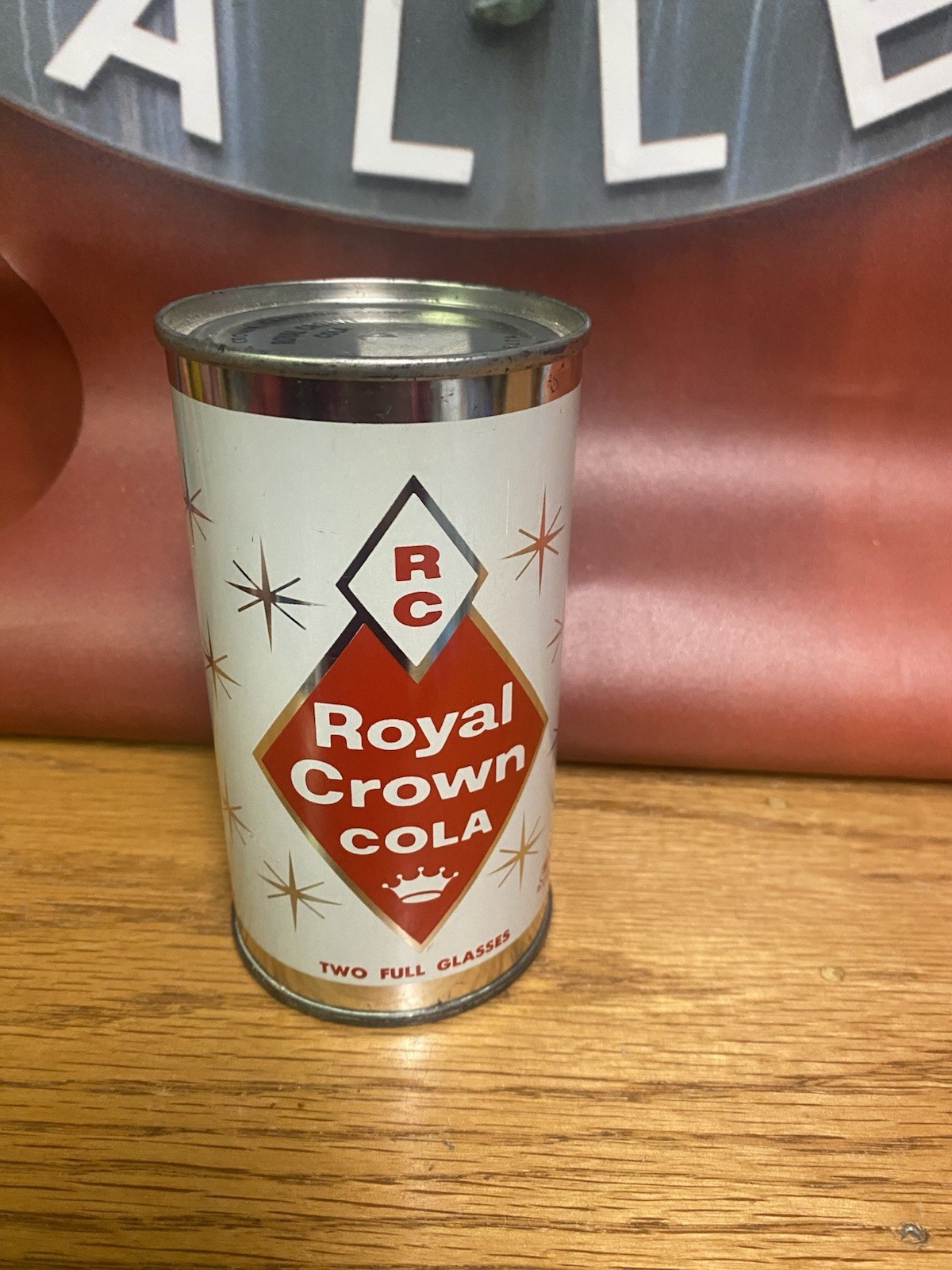 Royal Crown Flat Top Soda Can Rc Cola Old Vintage Columbus Ga