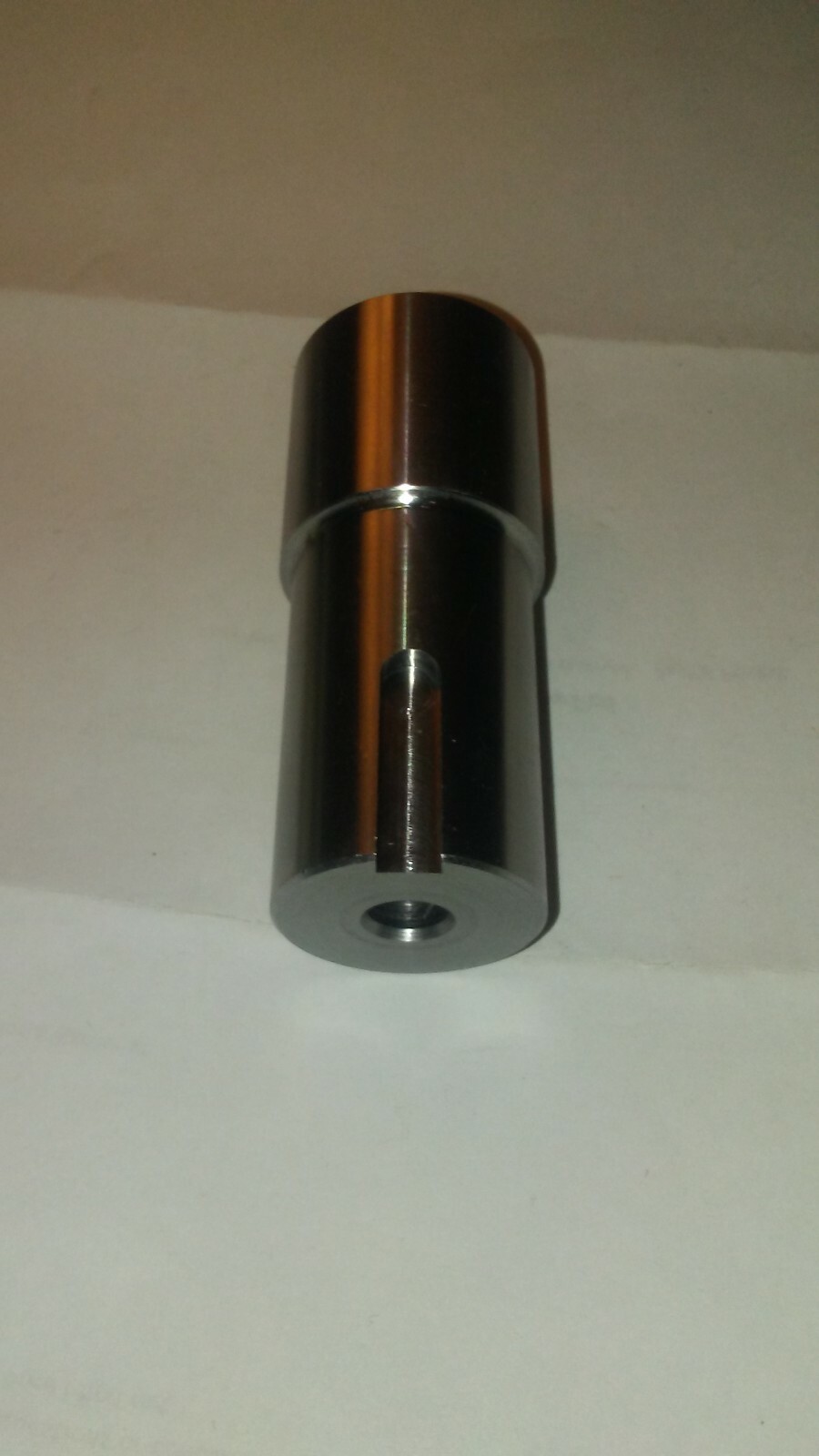 Crank shaft Adapter Taper to 1 1/8" In. 1/4 key Briggs & Stratton Vanguard 37hp