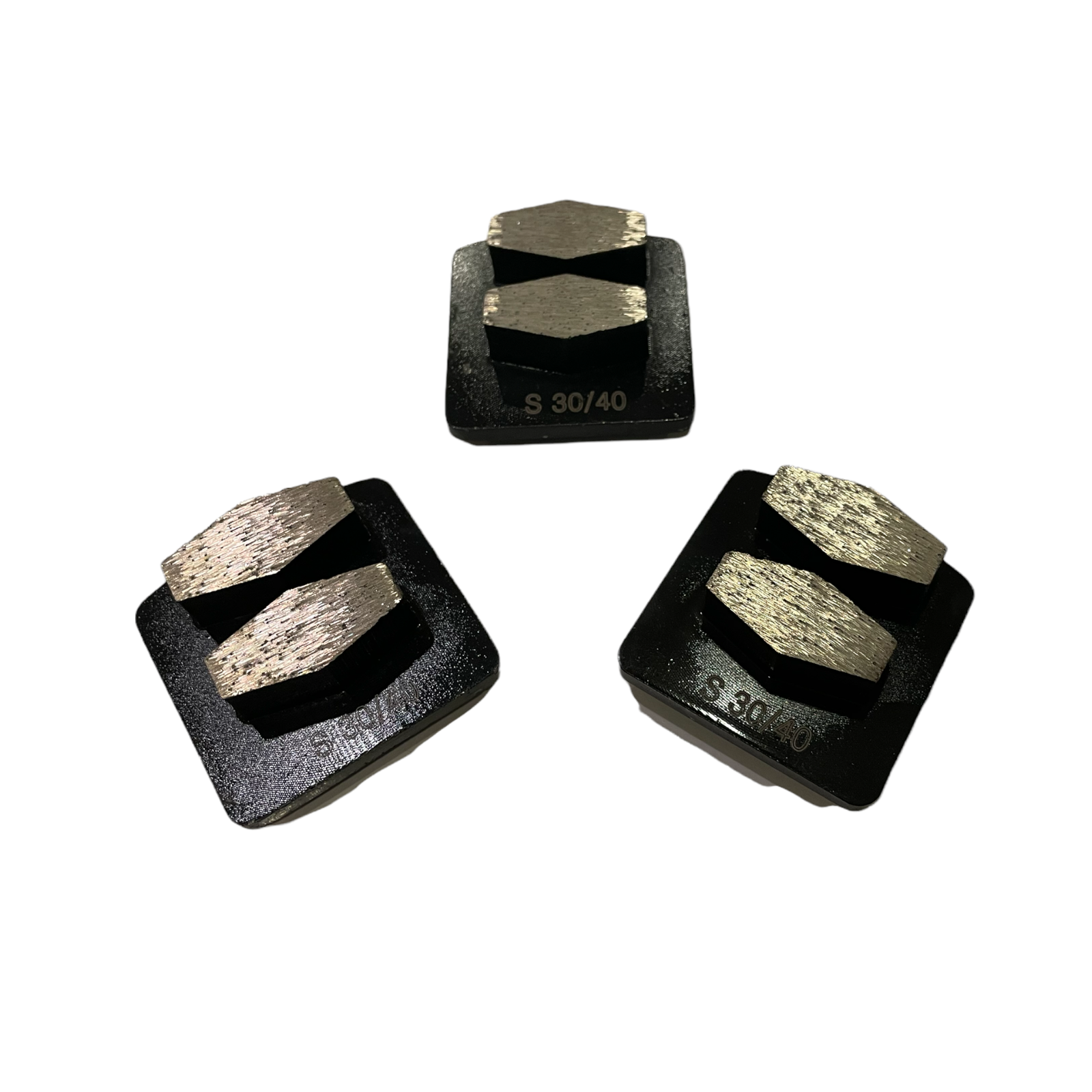 18PK Grinding Discs for Husqvarna PG Series Concrete Grinder Soft Bond 30 Grit