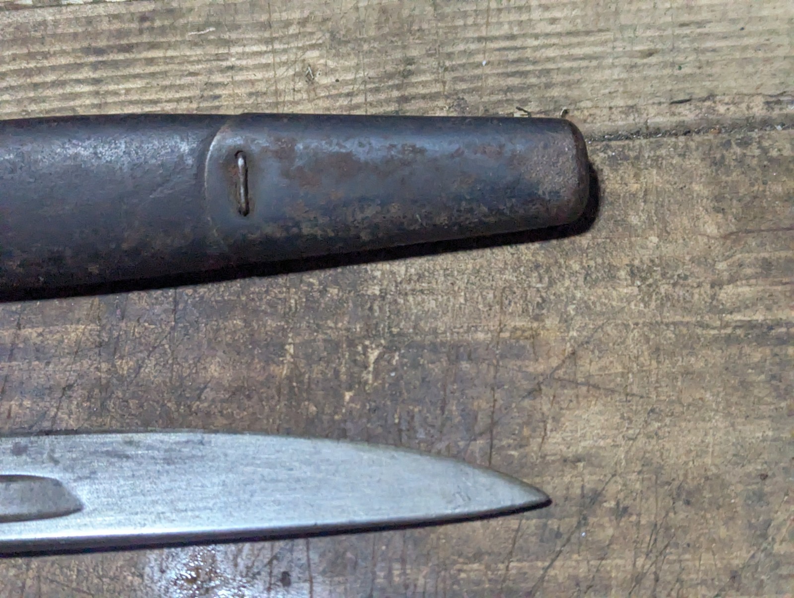 ORIGINAL SCARCE WWI BRITISH 1907 PATTERN SMLE BAYONET And Scabbard