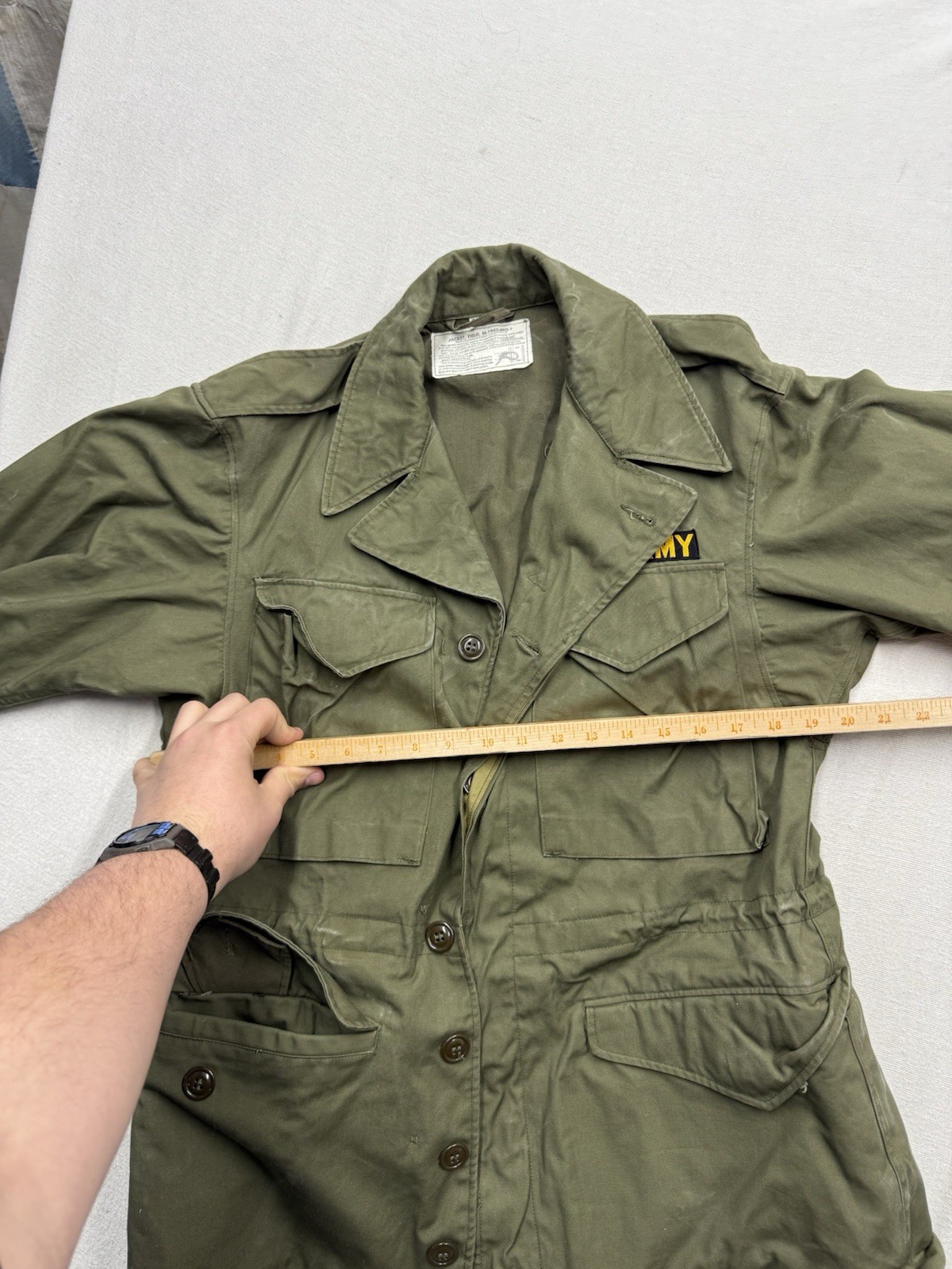 Deadstock 1944 M43 MQ1 Field Jacket Size 34 S Sigmund Eisner Co