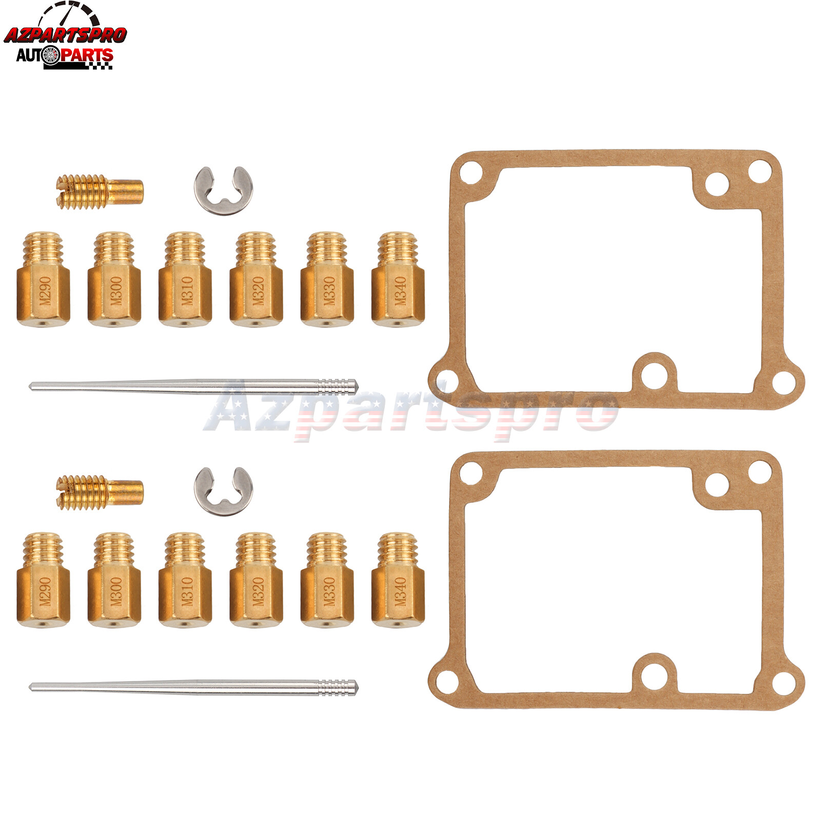 For Vito's Yamaha Banshee FULL JET KIT - 12 main jets + 2 pilot + 2 needles