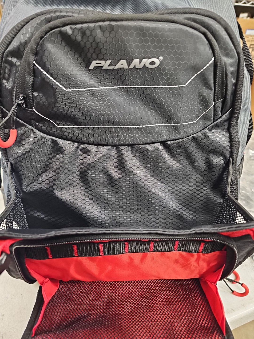Plano E-Series 3600 Fishing Backpack Tackle Box Water Resistant w/ Pockets Black