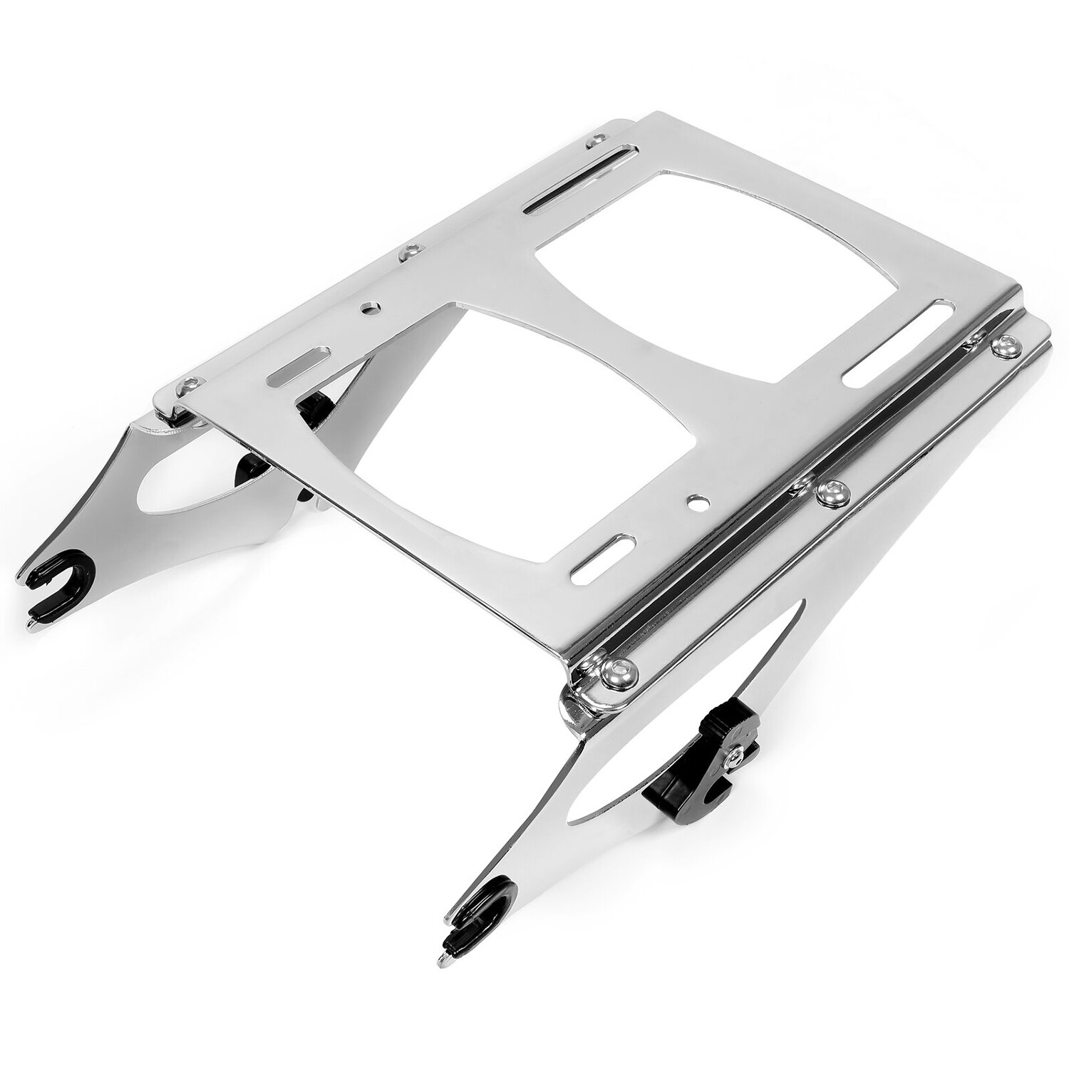 For 09-13 Harley Touring Quick Release Two-up Tour Pack Rack Mount Docking Kit