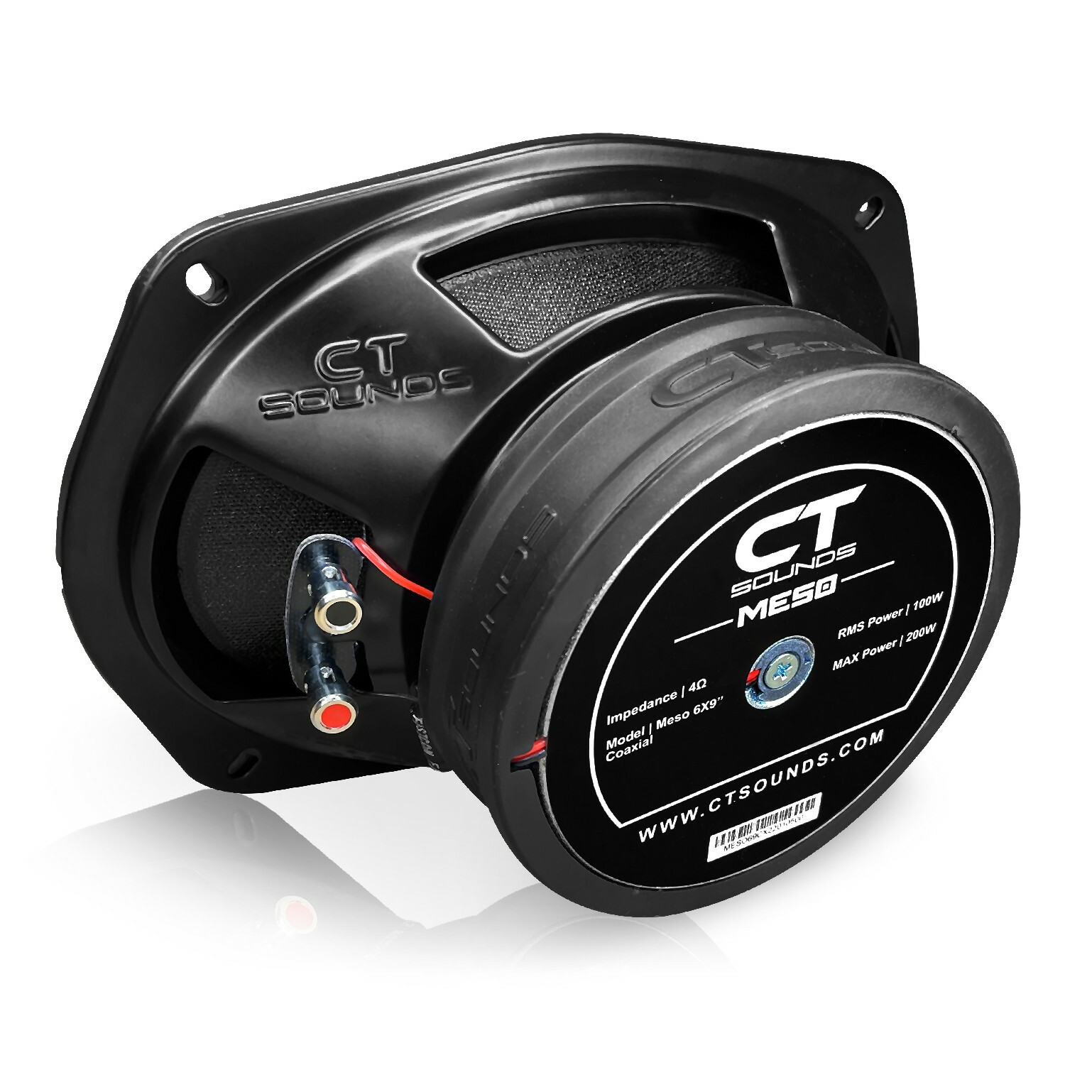 CT Sounds Meso 6x9” 400 Watt 2-Way Premium Coaxial Car Speakers, Pair