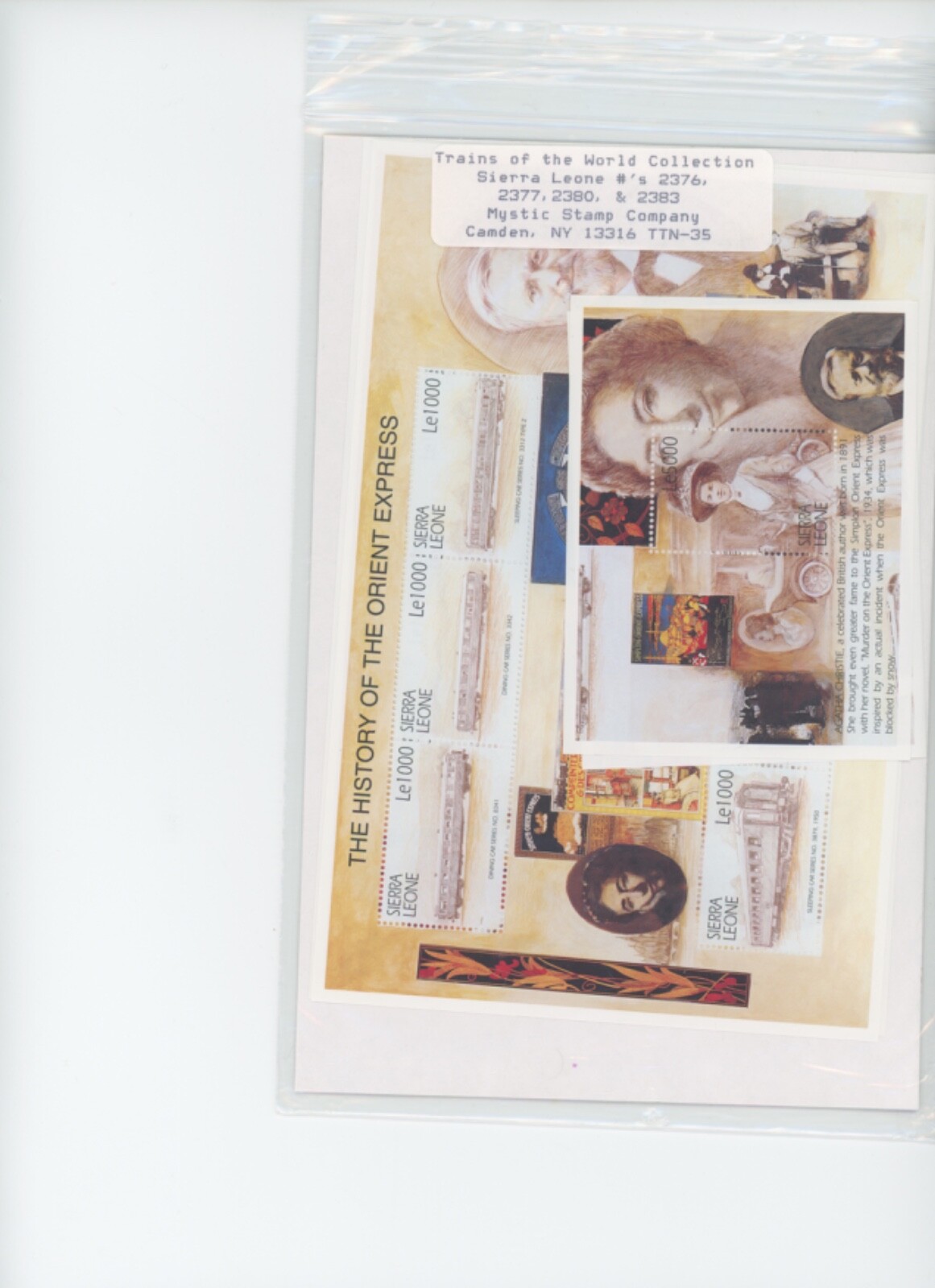 Worldwide Stamps Trains Topical TRAINS Stamps and mini-sheets (mb28