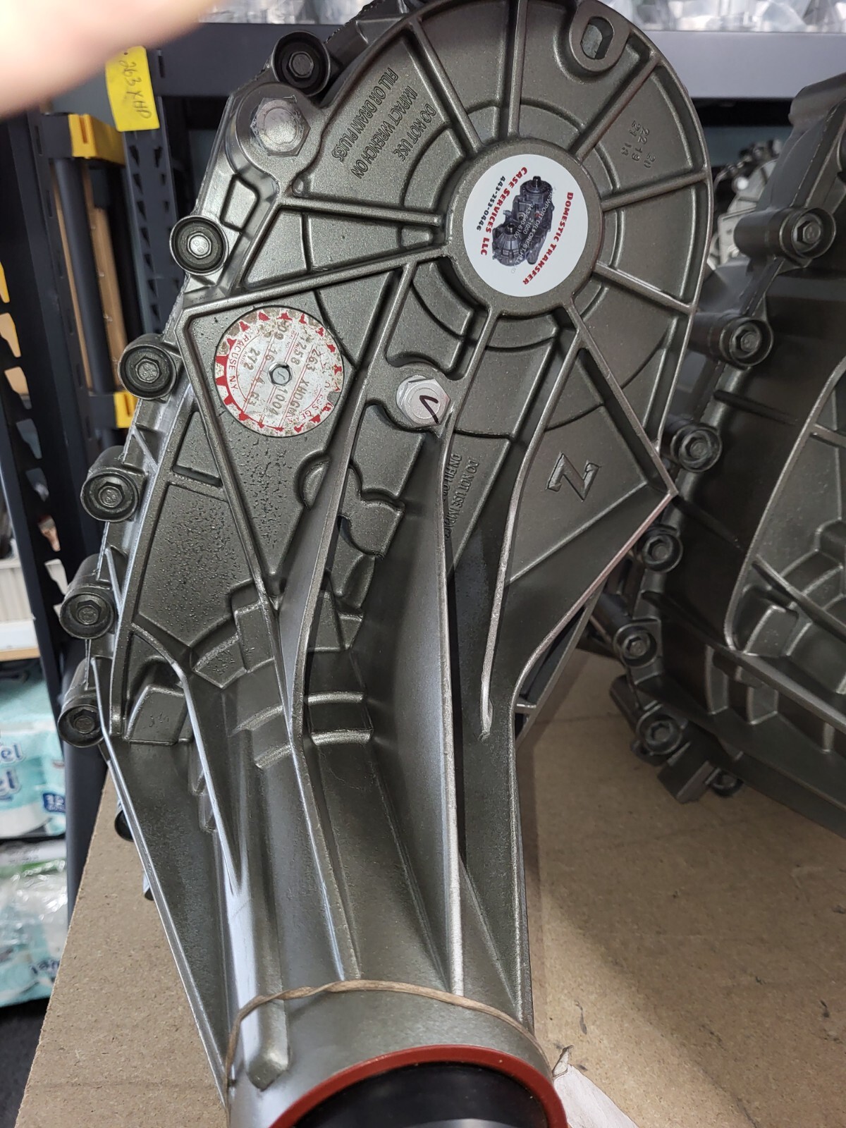 263 HD gm transfer case 01-07 Chevy trucks, Updated New Rear Aluminum Case Half.