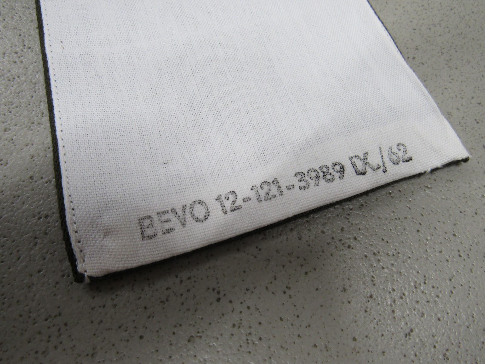 West German Red Cross Armband Cloth OD White Reversible Medic 1960s NOS