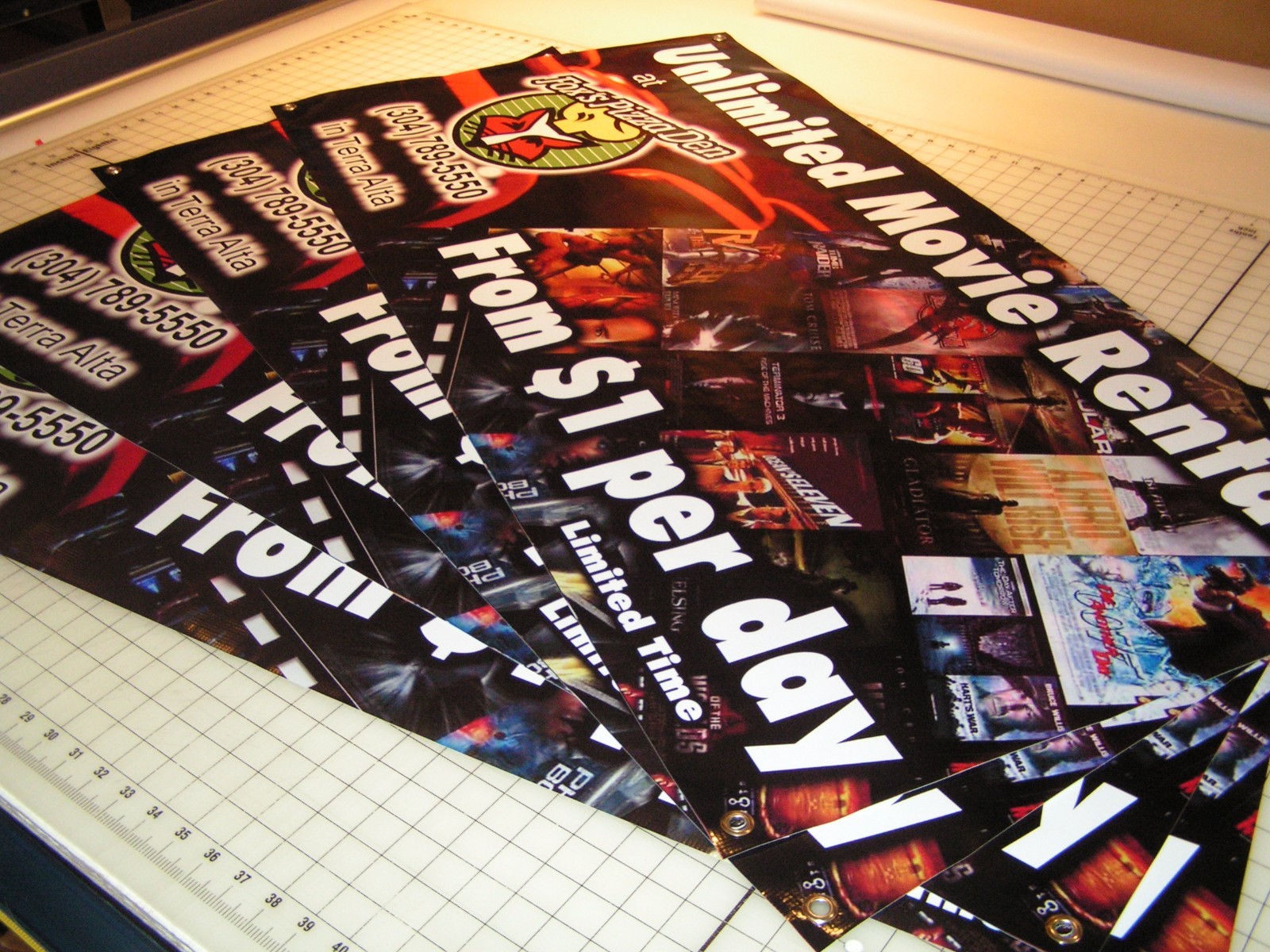 2' x 4' Full Color Custom Banner 13oz Vinyl - Same Day Shipping