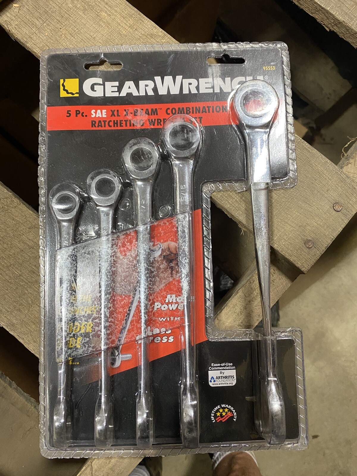GearWrench 5pc Sae XL X-Beam Combo Wrench Set #95553