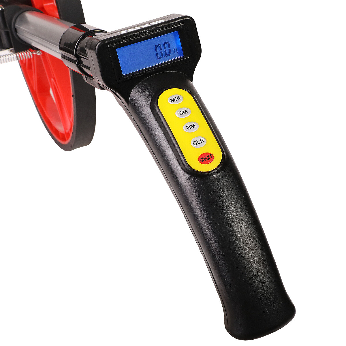 FOLDABLE TELESCOPING ENGINEERS MEASURER LED DIGITAL DISTANCE MEASURING WHEEL