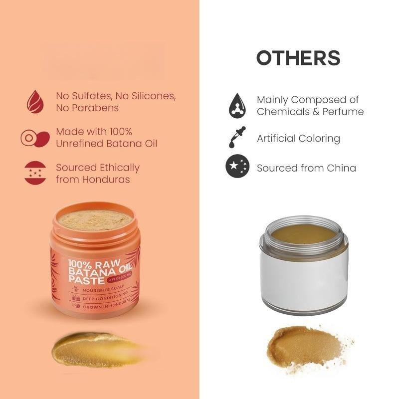 Raw Batana Oil Honduras 100% Pure Unrefined Hair Growth Scalp Treatment Dr Sebi