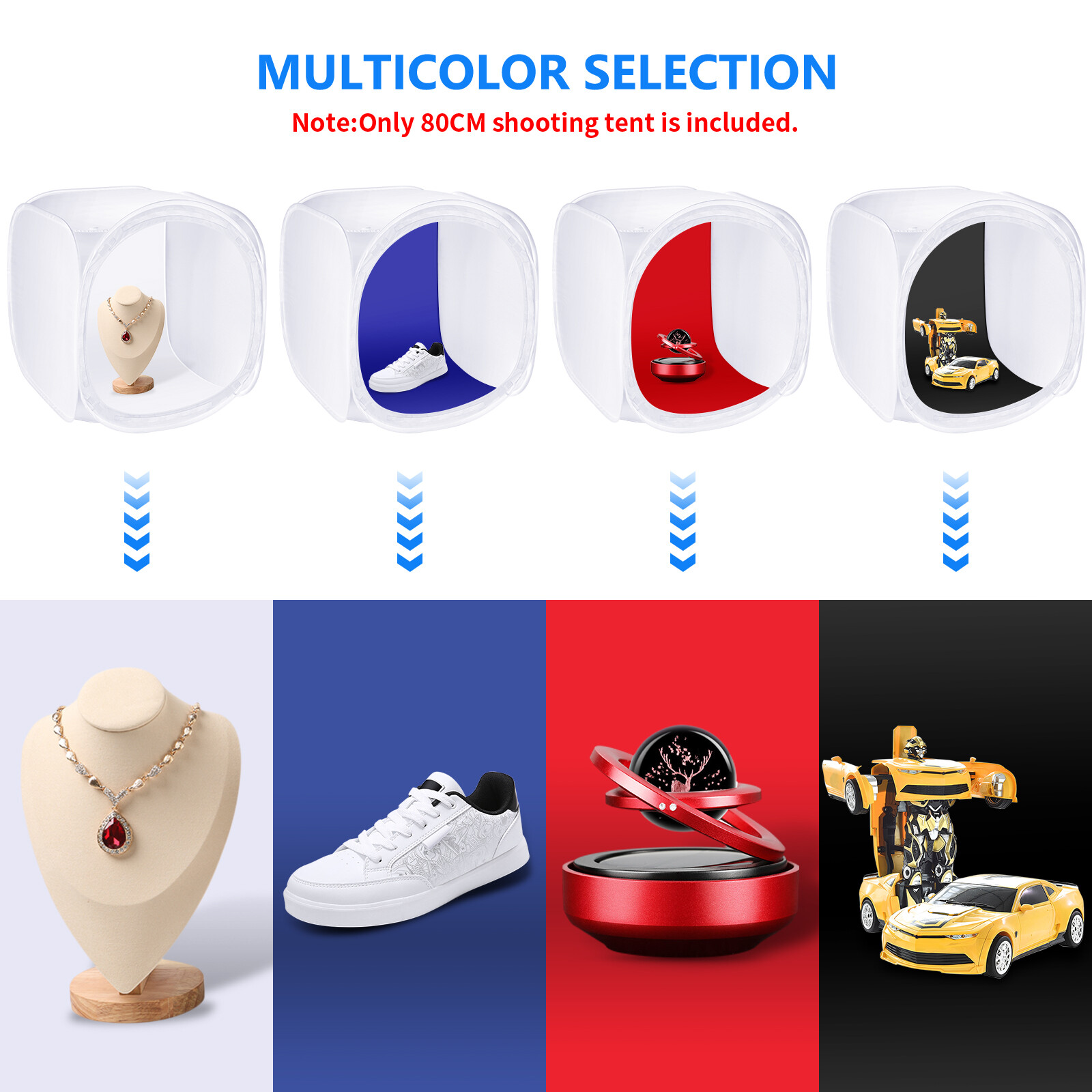 Neewer 24x24 inch Photo Studio Shooting Tent Diffusion Soft Box Softbox Kit