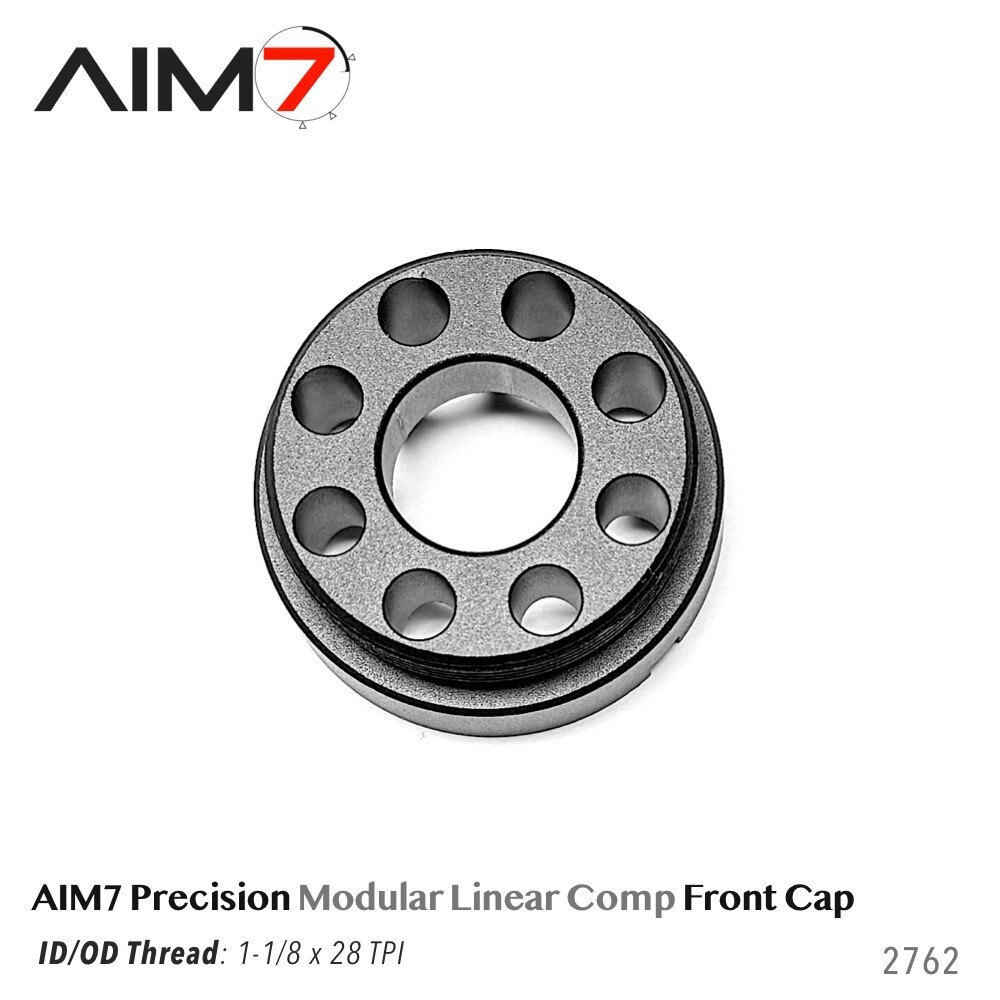 AIM7 Precision APEX-1228C Modular Linear Compensator For AEG GBB Aluminum Black