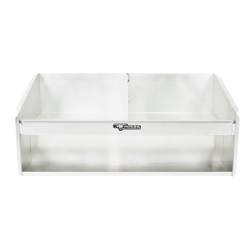 Pit Posse Trailer Cabinet Helmet Bay Double Mount with Shelf- Made in USA