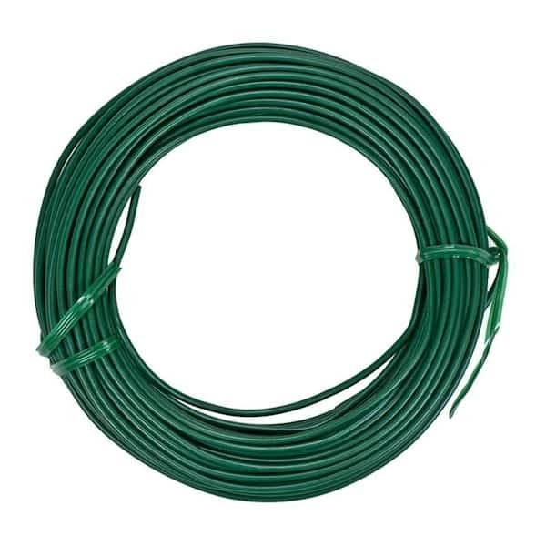 5/32 in. x 50 ft. Vinyl Coated Wire Clothesline, Green