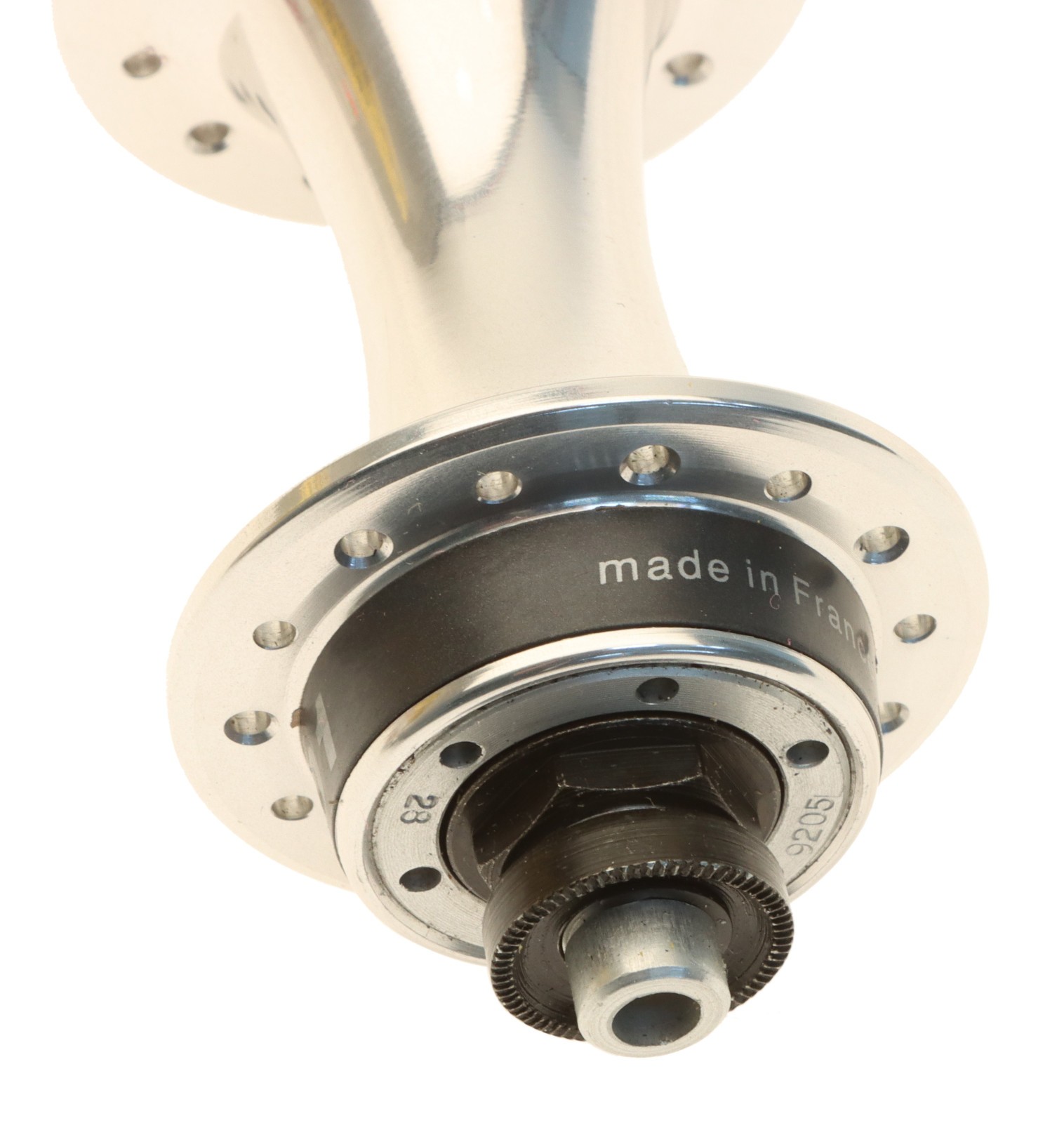 Mavic 501 Hubset Pair 28h English Freewheel Quick Release 130mm Silver NOS NIB