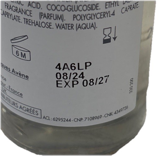 Avene Makeup Removing Micellar Water (6.7 FL Oz) Exp: 08/27